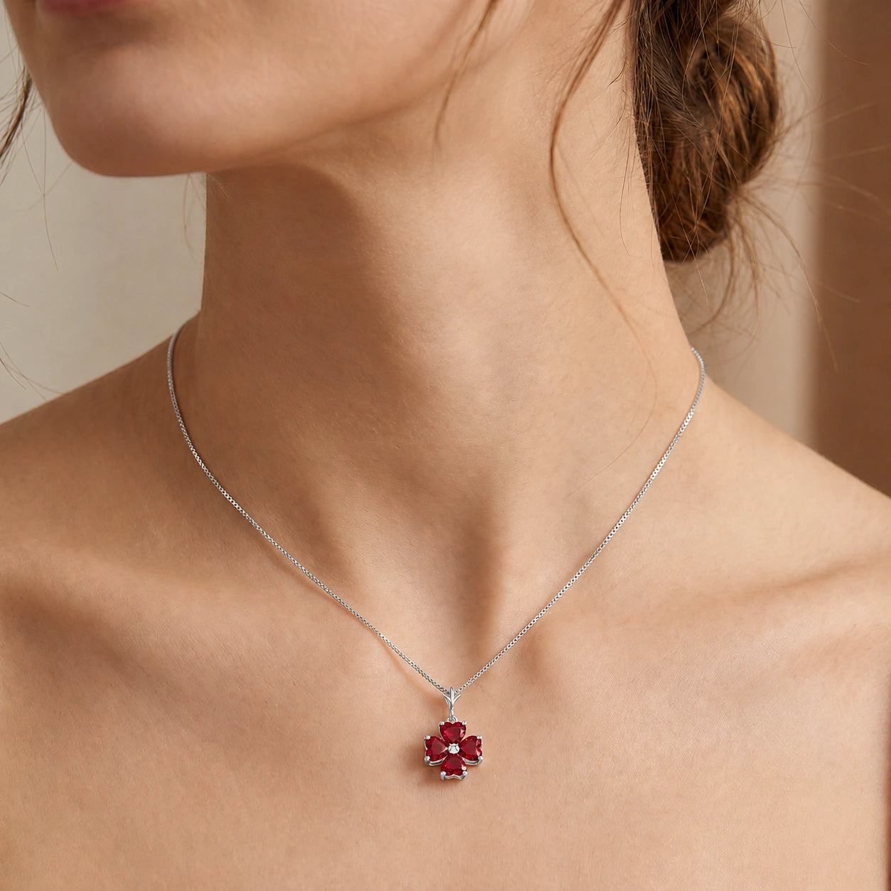 White Gold Ruby — Aretusa