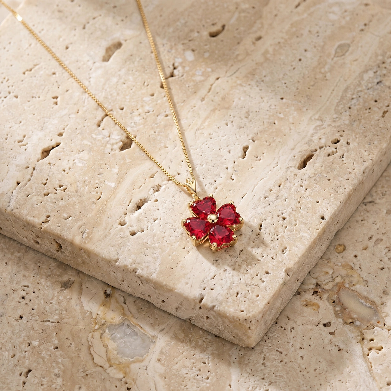 Yellow Gold Ruby — Aretusa