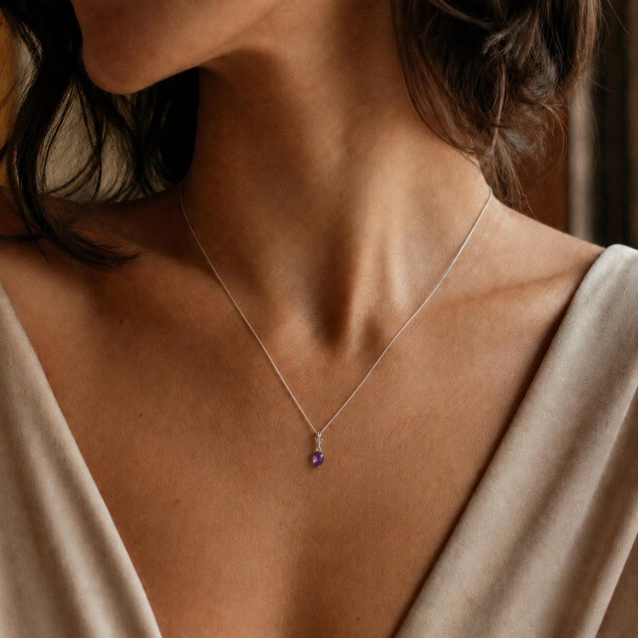 White Gold Amethyst — Serapia