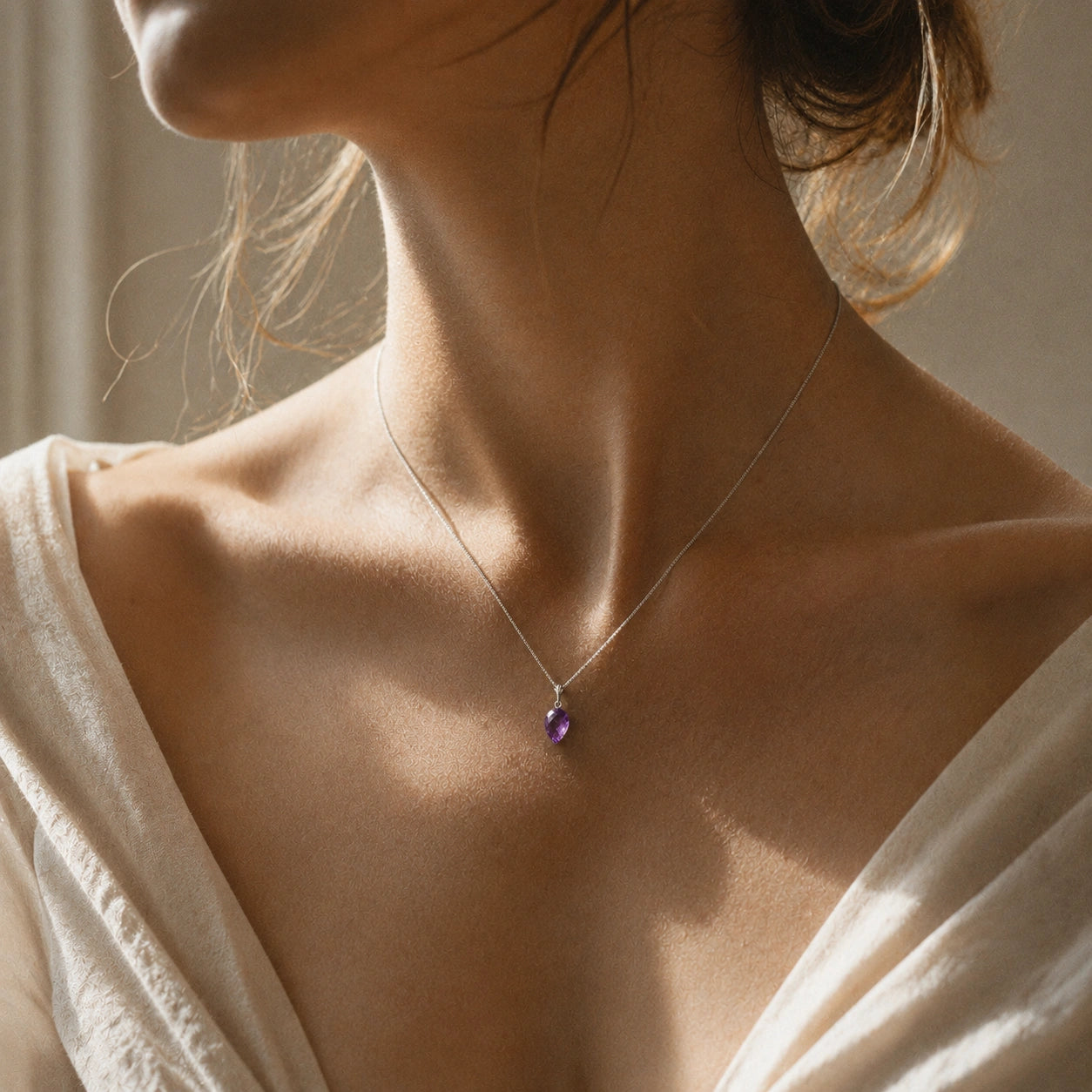 White Gold Amethyst — Serapia