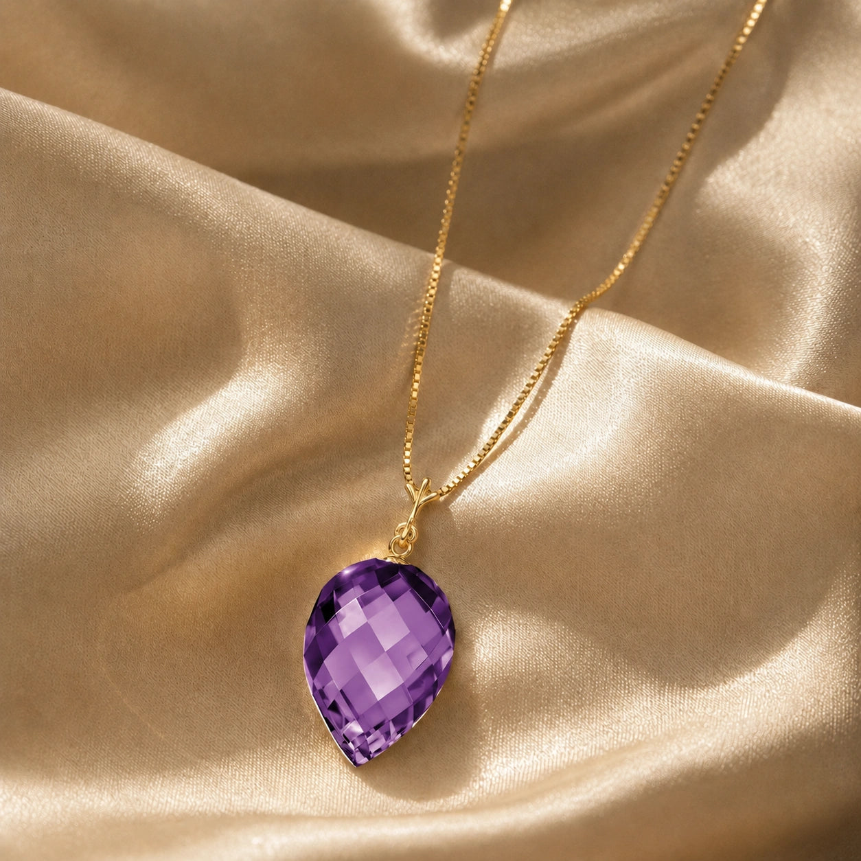 Yellow Gold Amethyst — Serapia