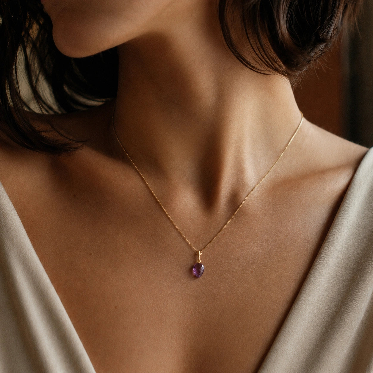 Yellow Gold Amethyst — Serapia