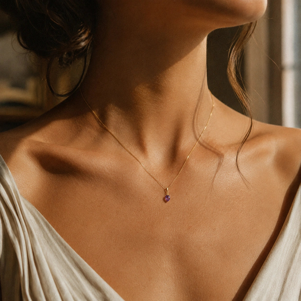 Yellow Gold Amethyst — Serapia