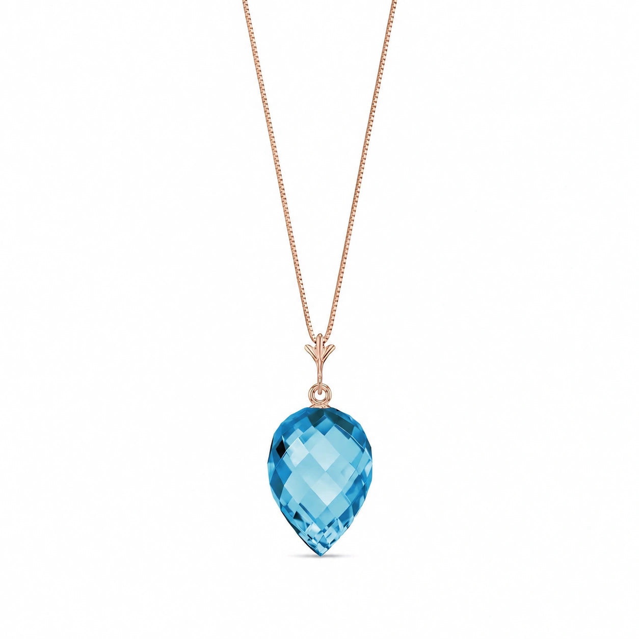 Rose Gold Blue Topaz — Serapia