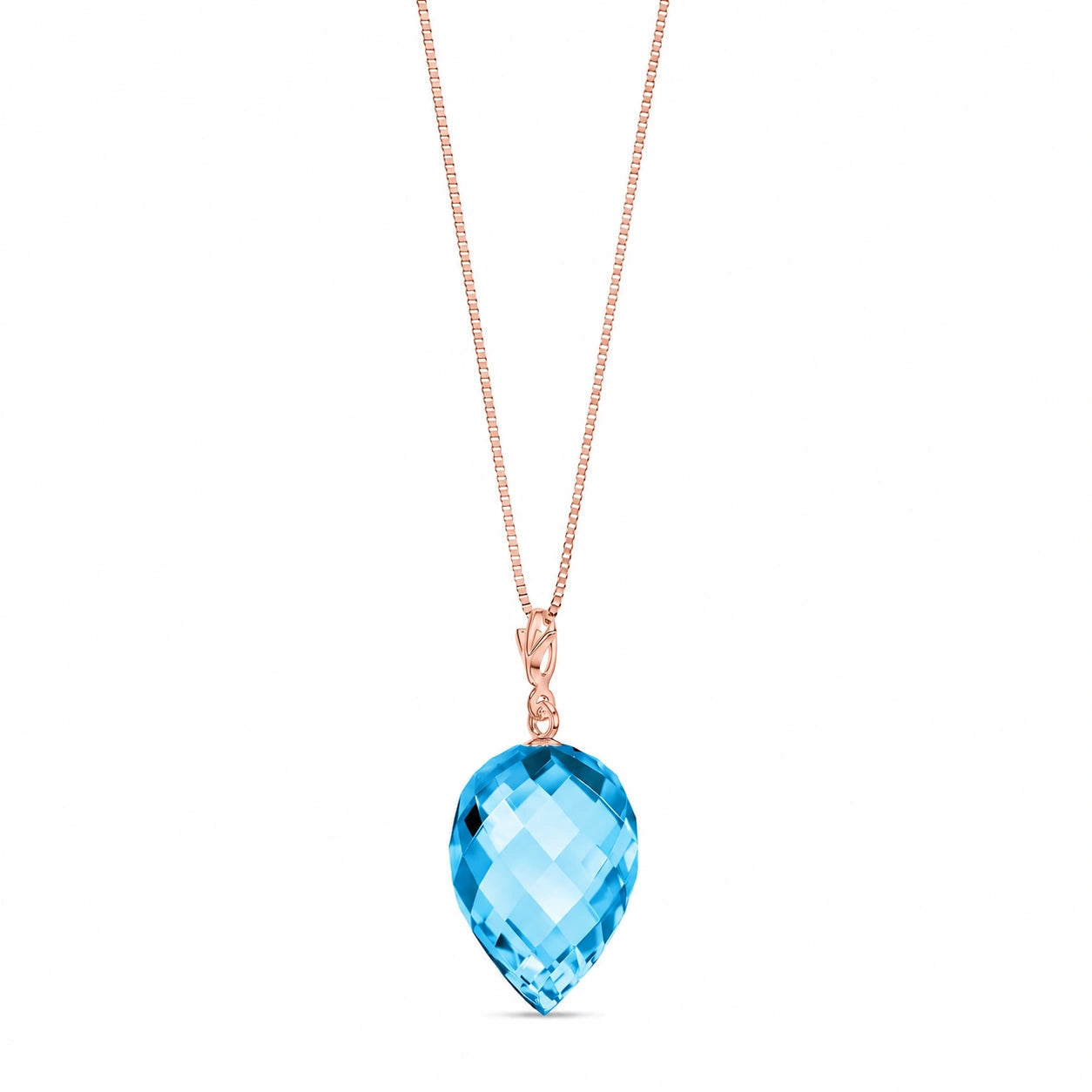 Rose Gold Blue Topaz — Serapia