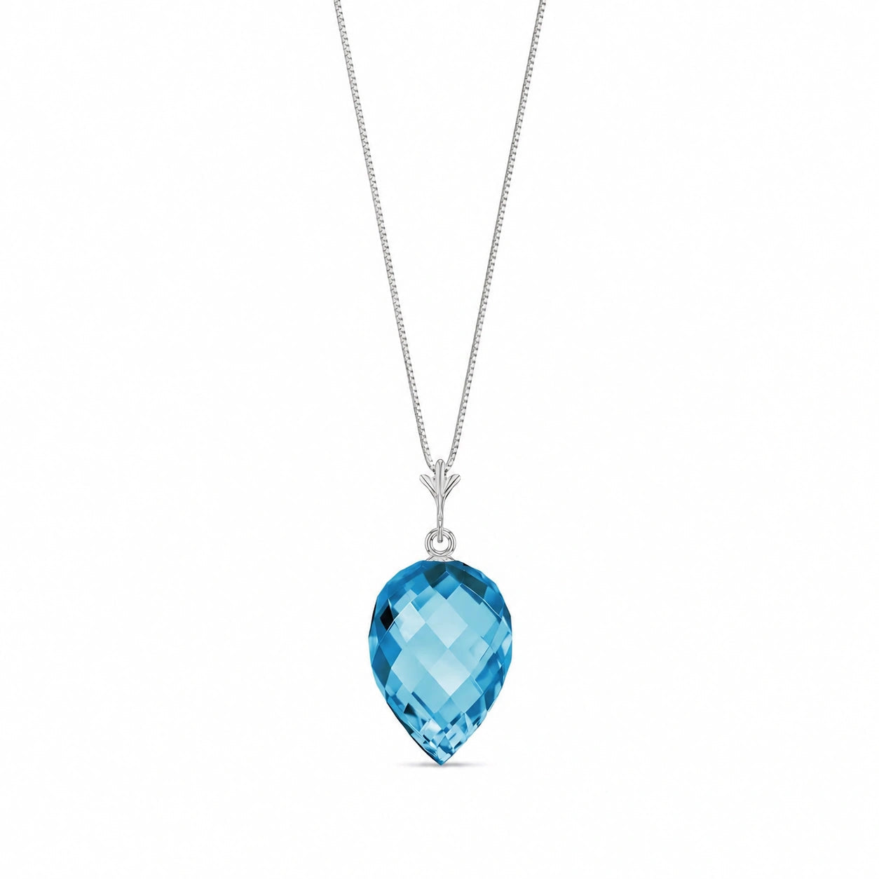 White Gold Blue Topaz — Serapia