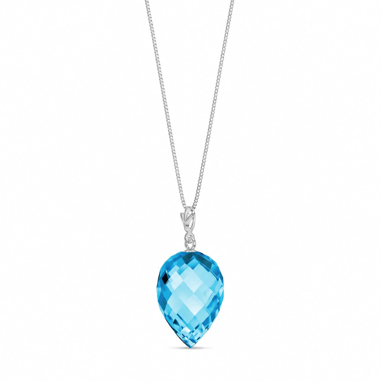 White Gold Blue Topaz — Serapia
