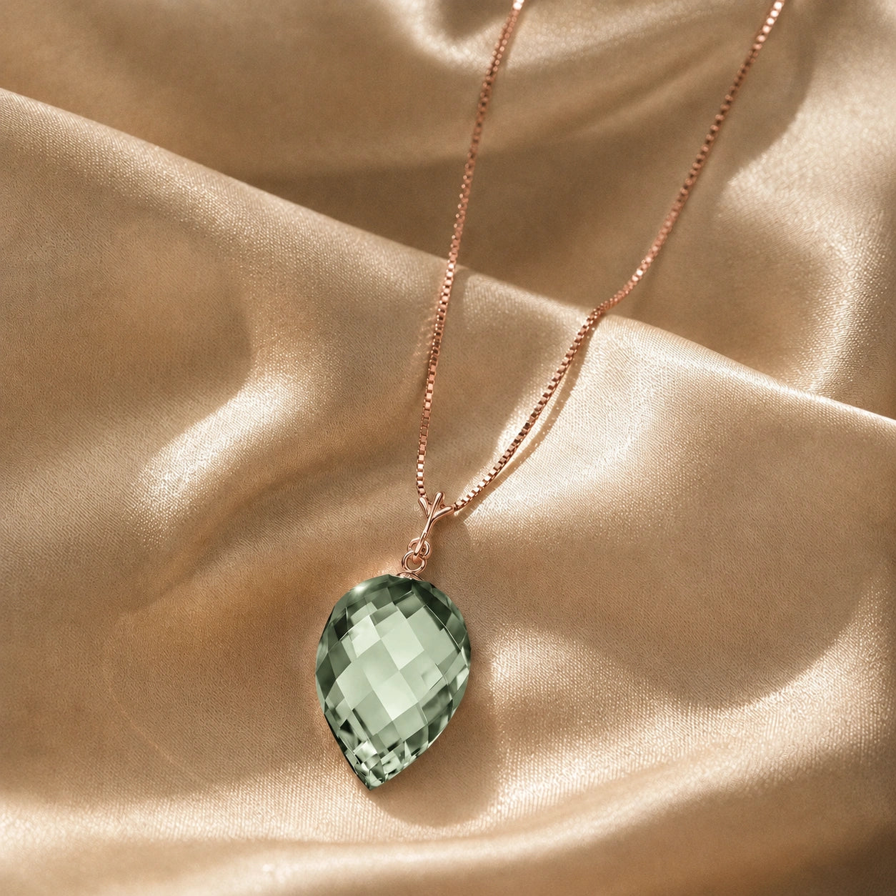 Rose Gold Green Amethyst — Serapia