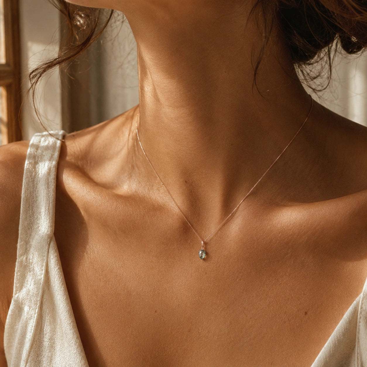 Rose Gold Green Amethyst — Serapia