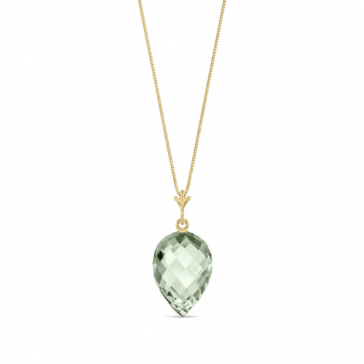 Yellow Gold Green Amethyst — Serapia