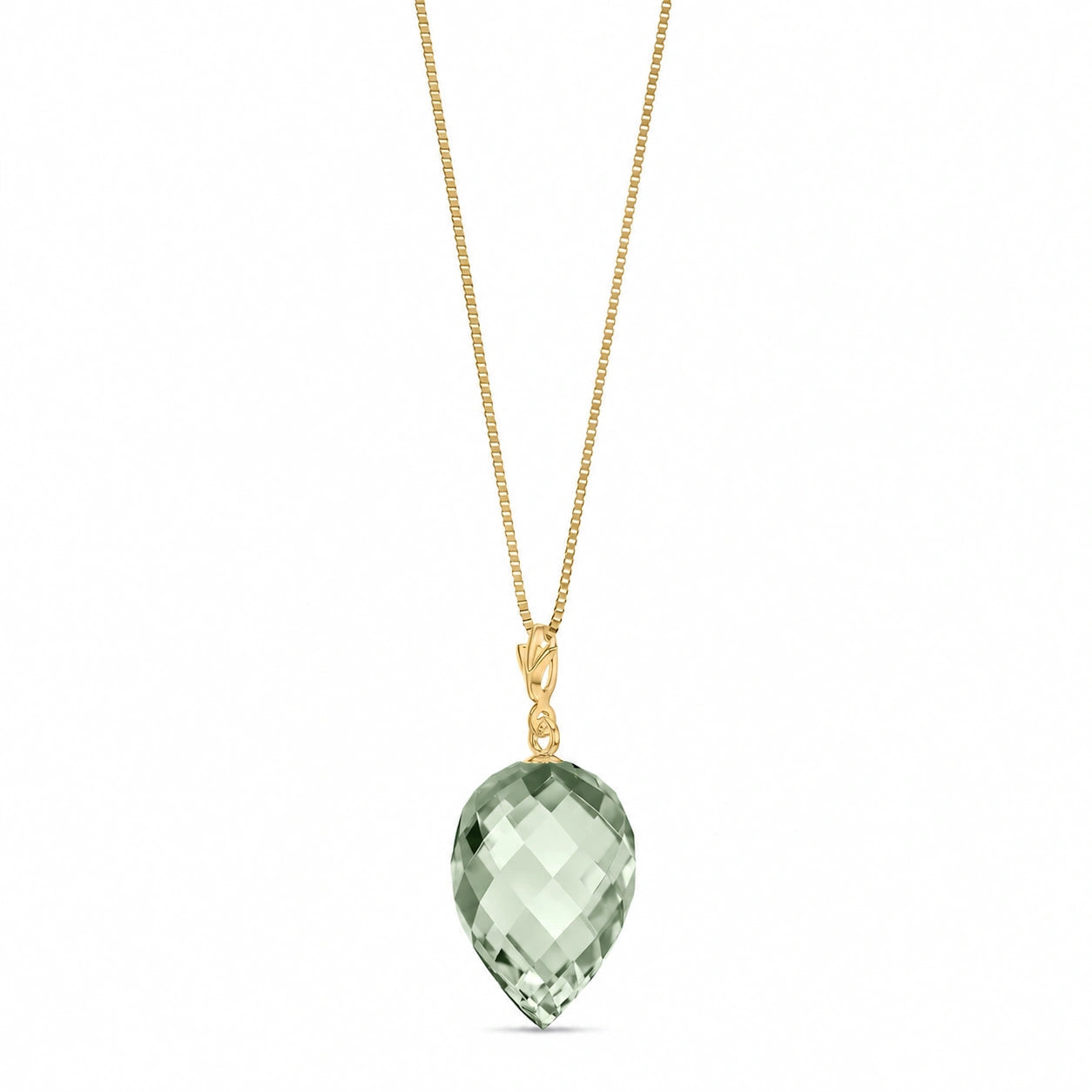 Yellow Gold Green Amethyst — Serapia