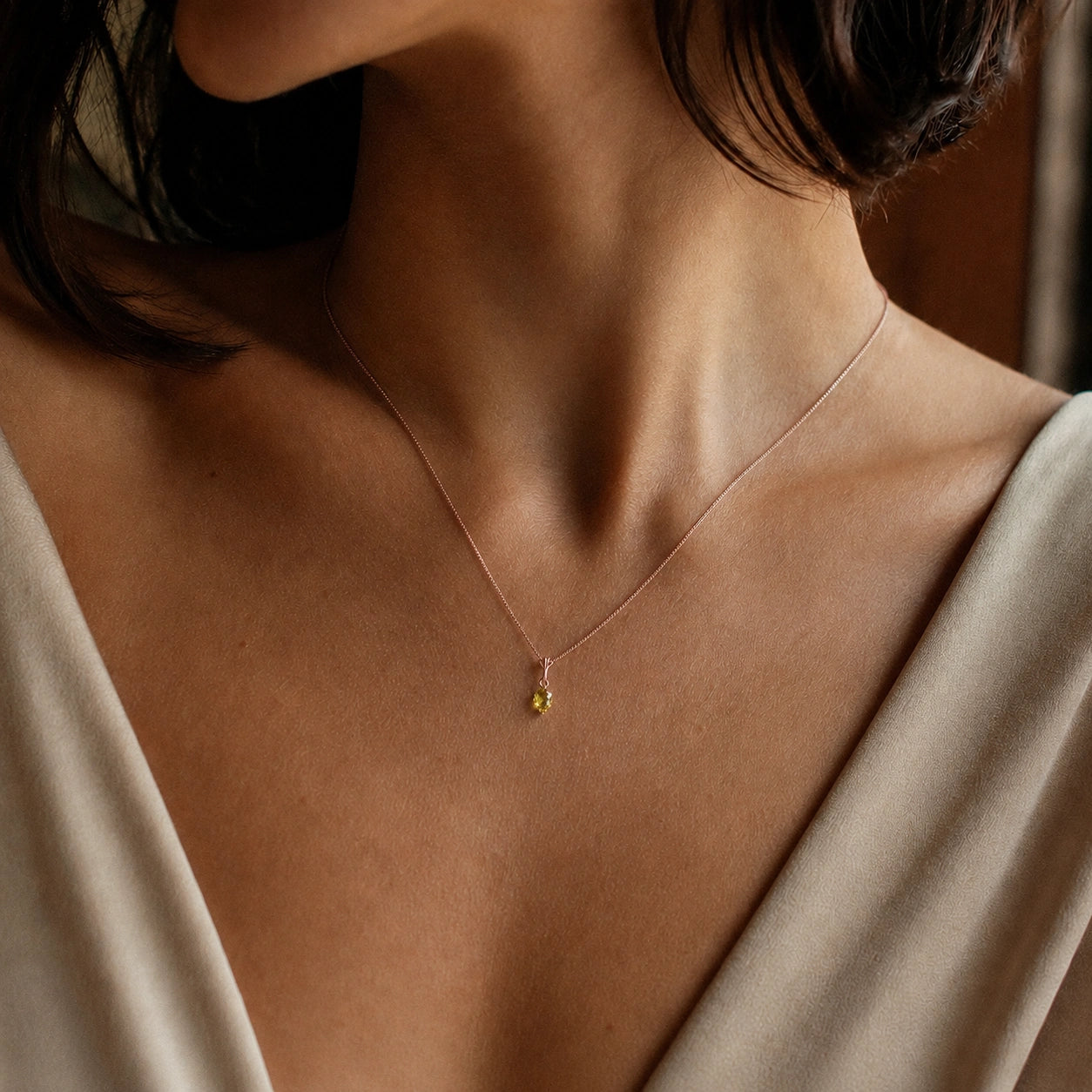 Rose Gold Lemon Quartz — Serapia