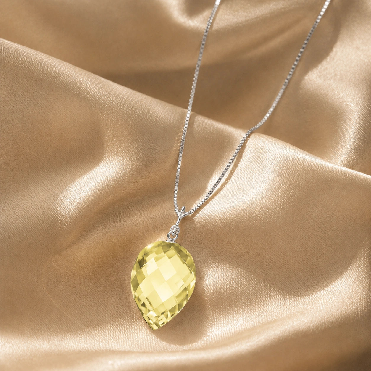 White Gold Lemon Quartz — Serapia