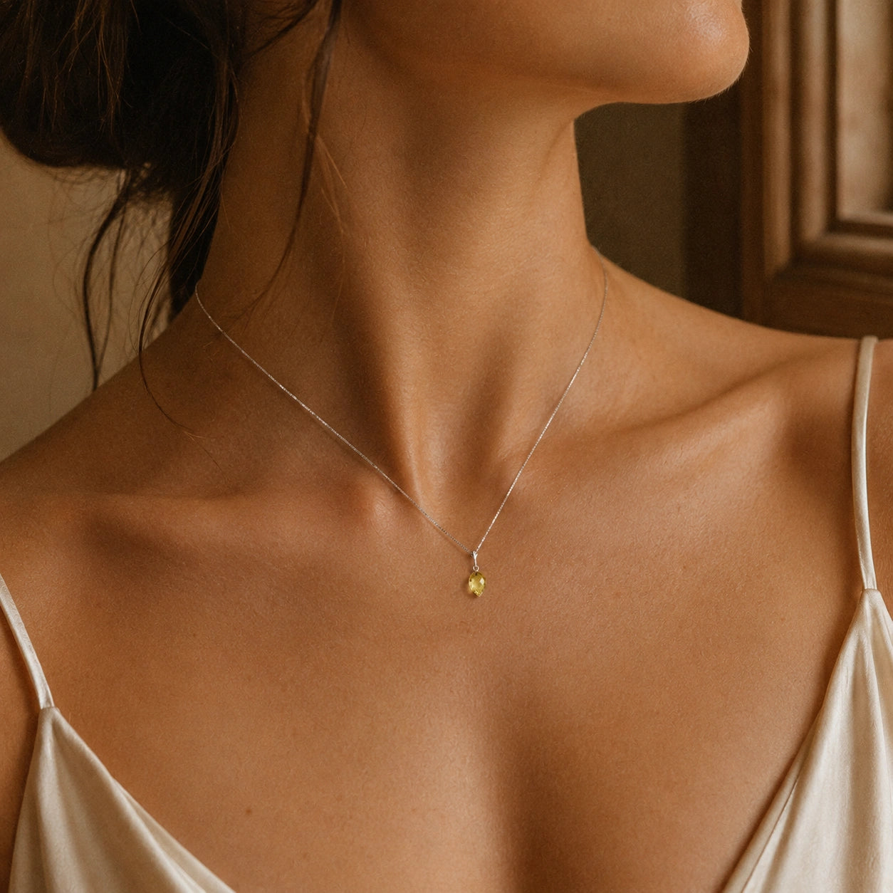 White Gold Lemon Quartz — Serapia