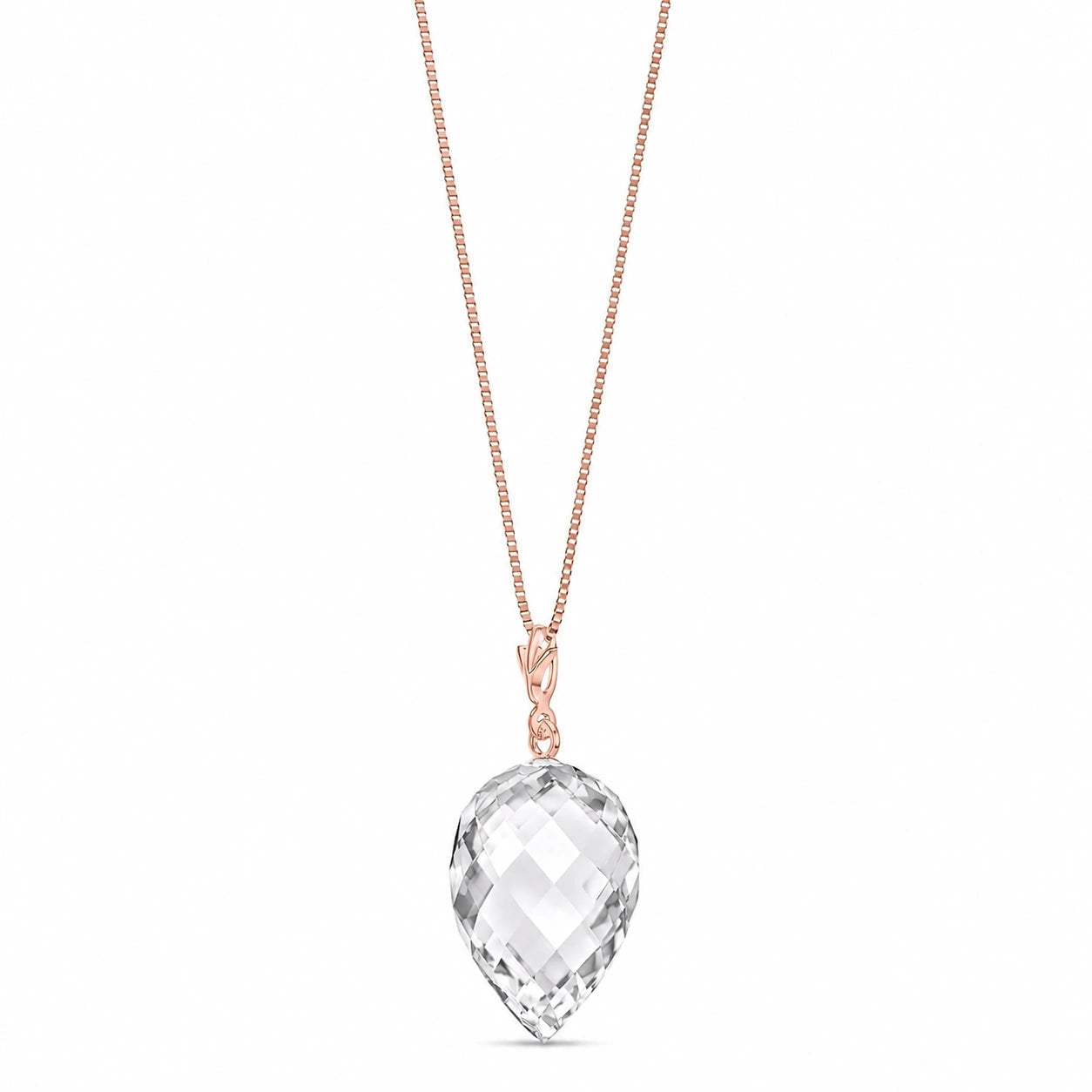 Rose Gold White Topaz — Serapia