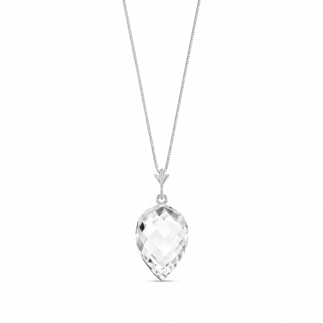 White Gold White Topaz — Serapia