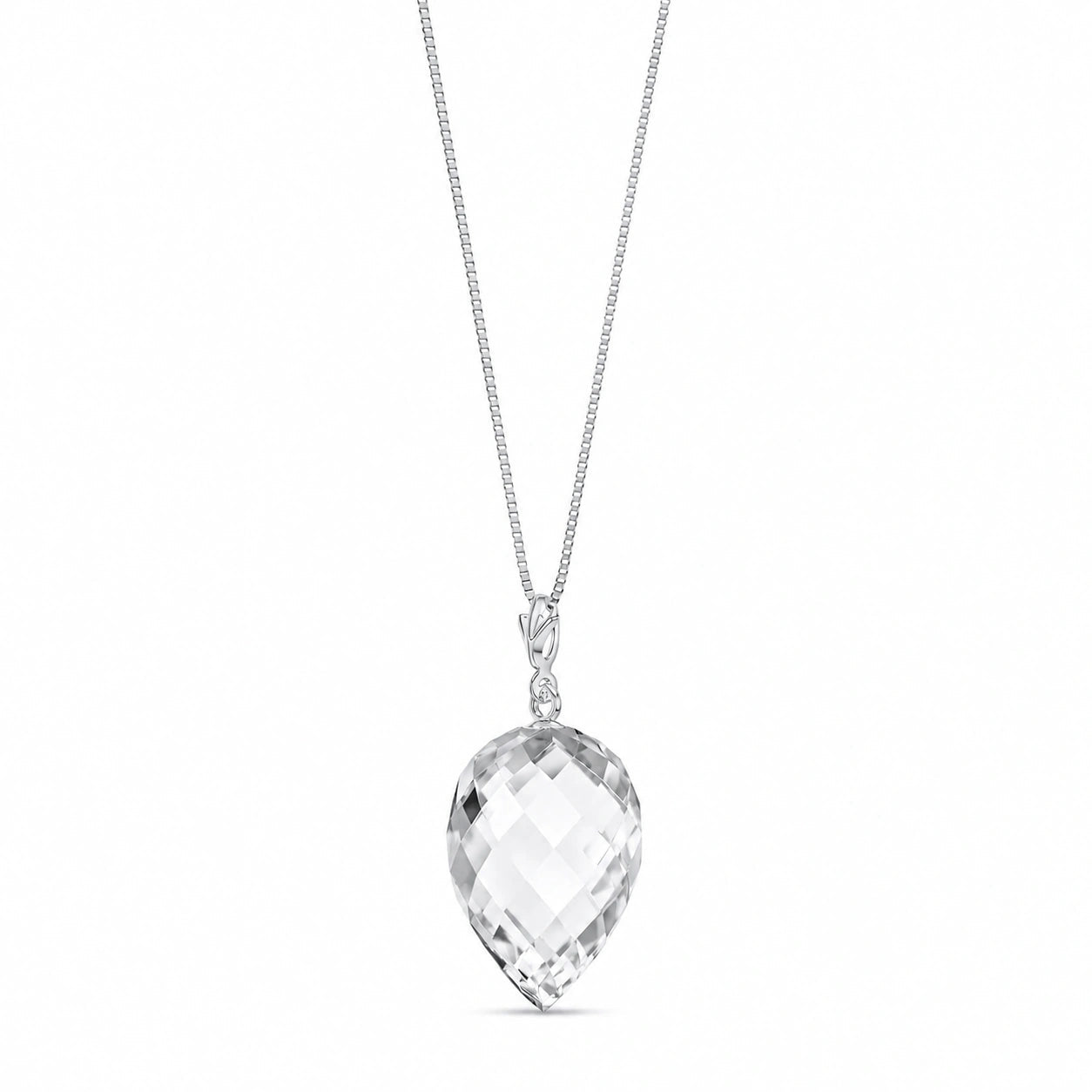 White Gold White Topaz — Serapia