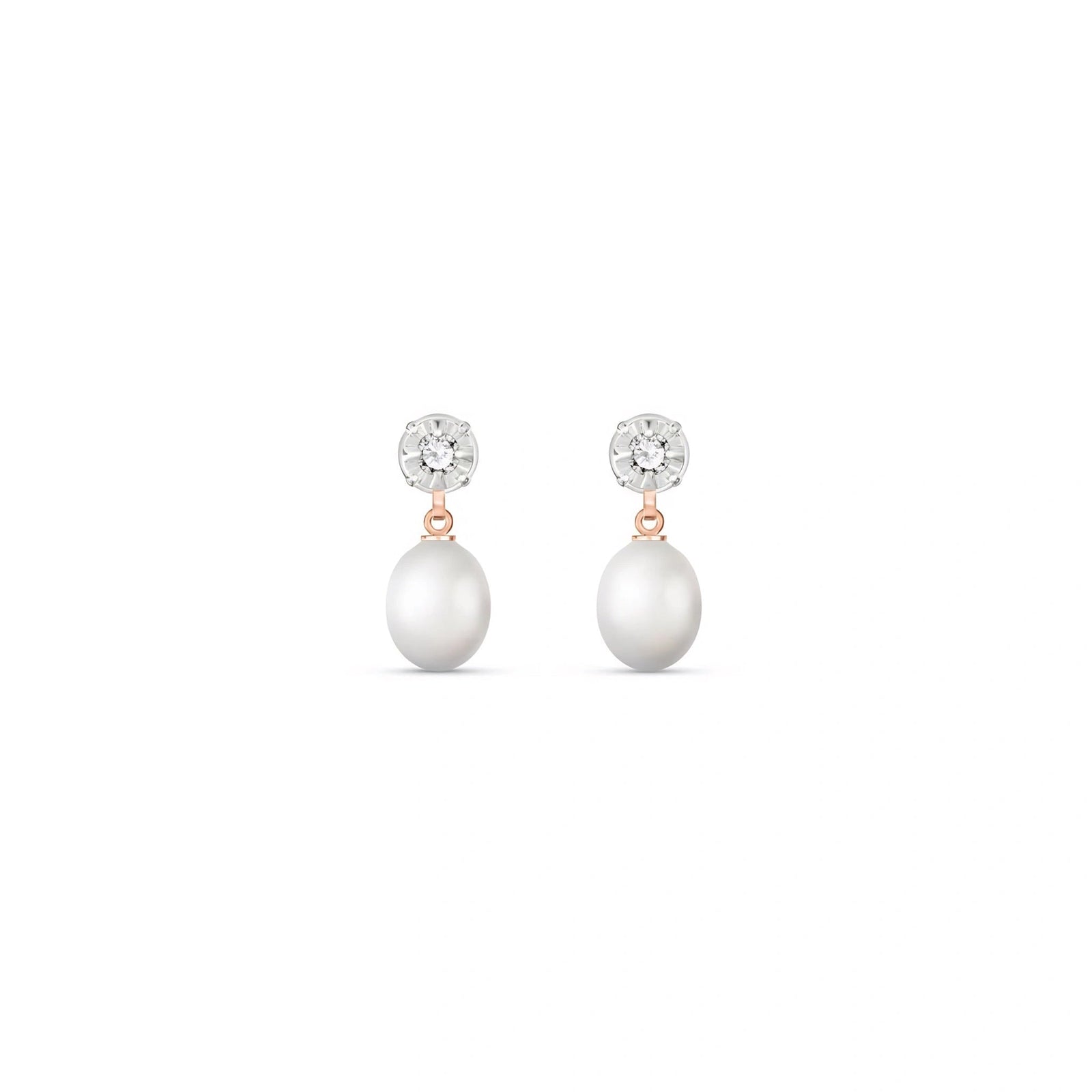 Rose Gold Diamond & Pearl — Mercedes