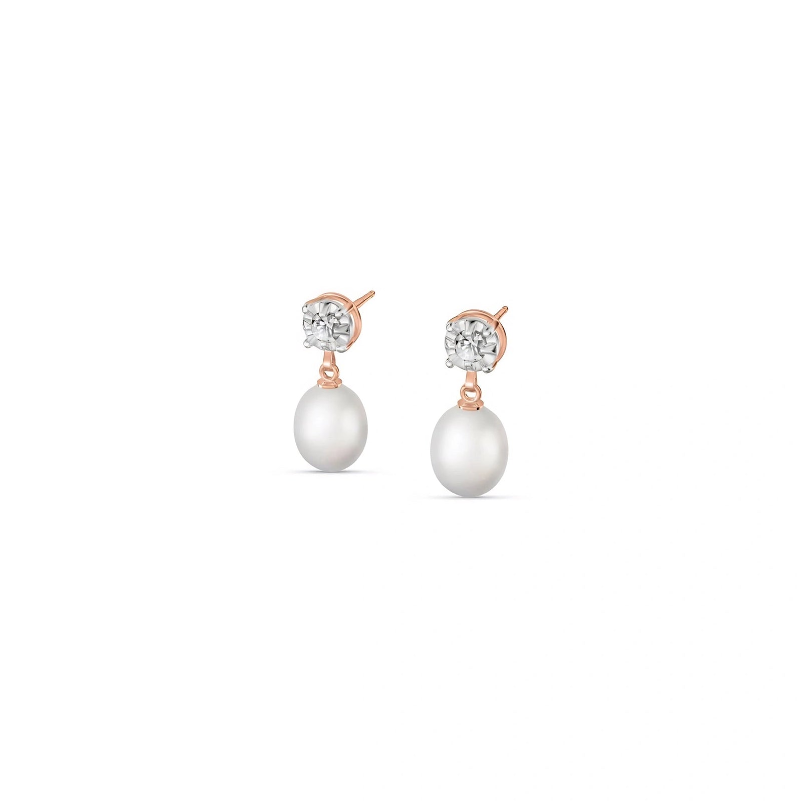Rose Gold Diamond & Pearl — Mercedes