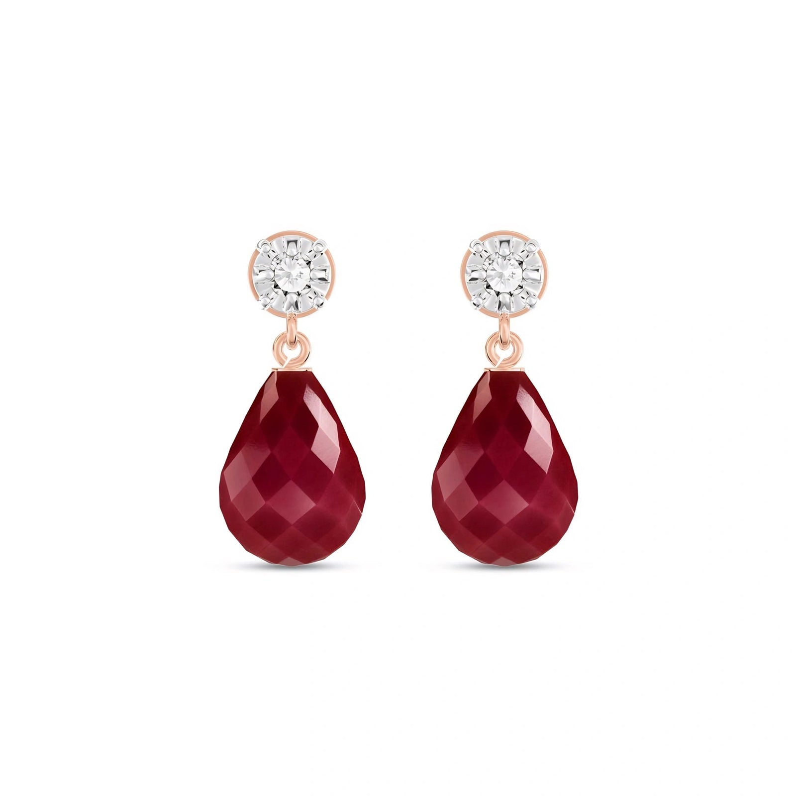 Rose Gold Ruby & Diamond — Mercedes