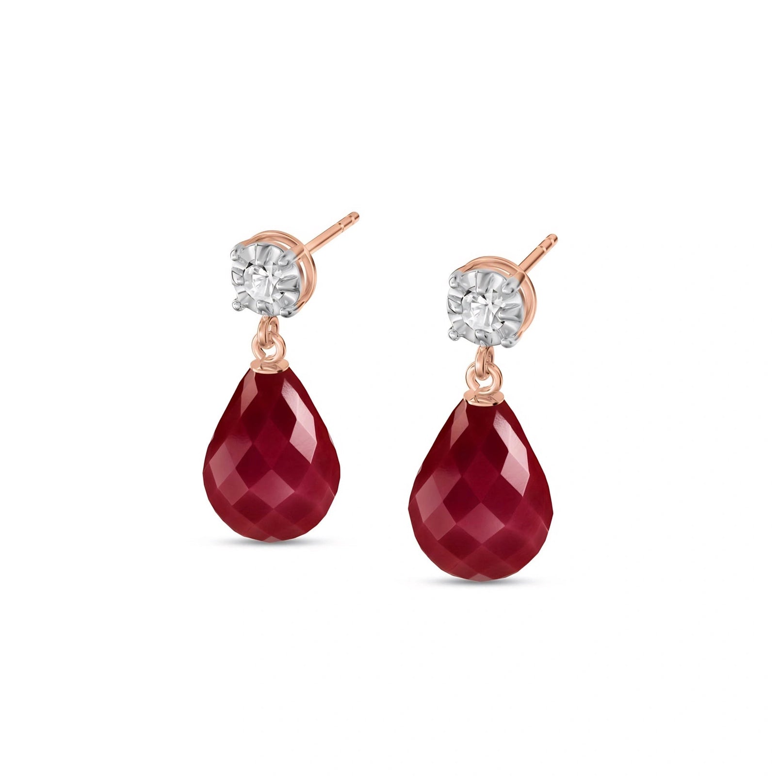 Rose Gold Ruby & Diamond — Mercedes