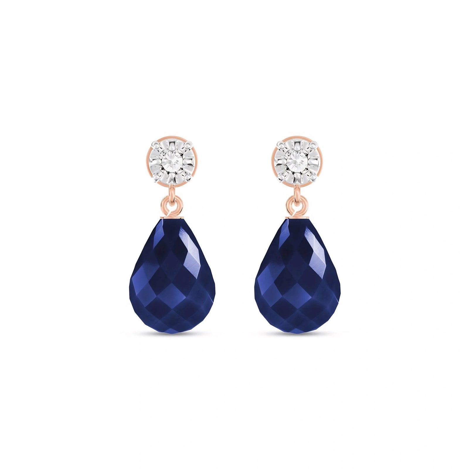 Rose Gold Sapphire & Diamond — Mercedes