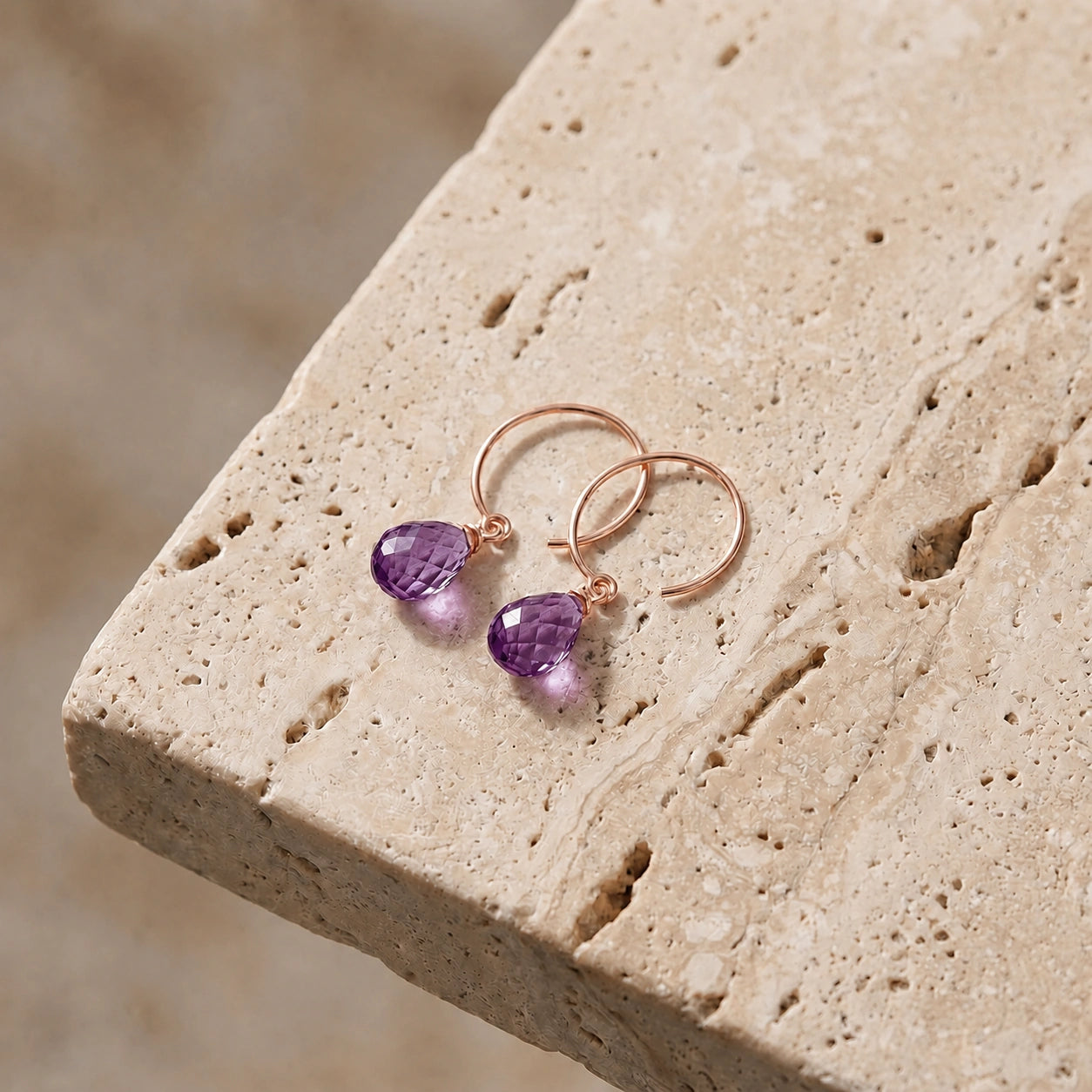 Rose Gold Amethyst — Mariaagata