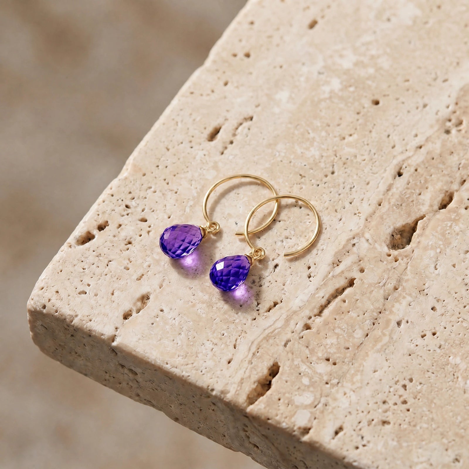 Yellow Gold Amethyst — Mariaagata