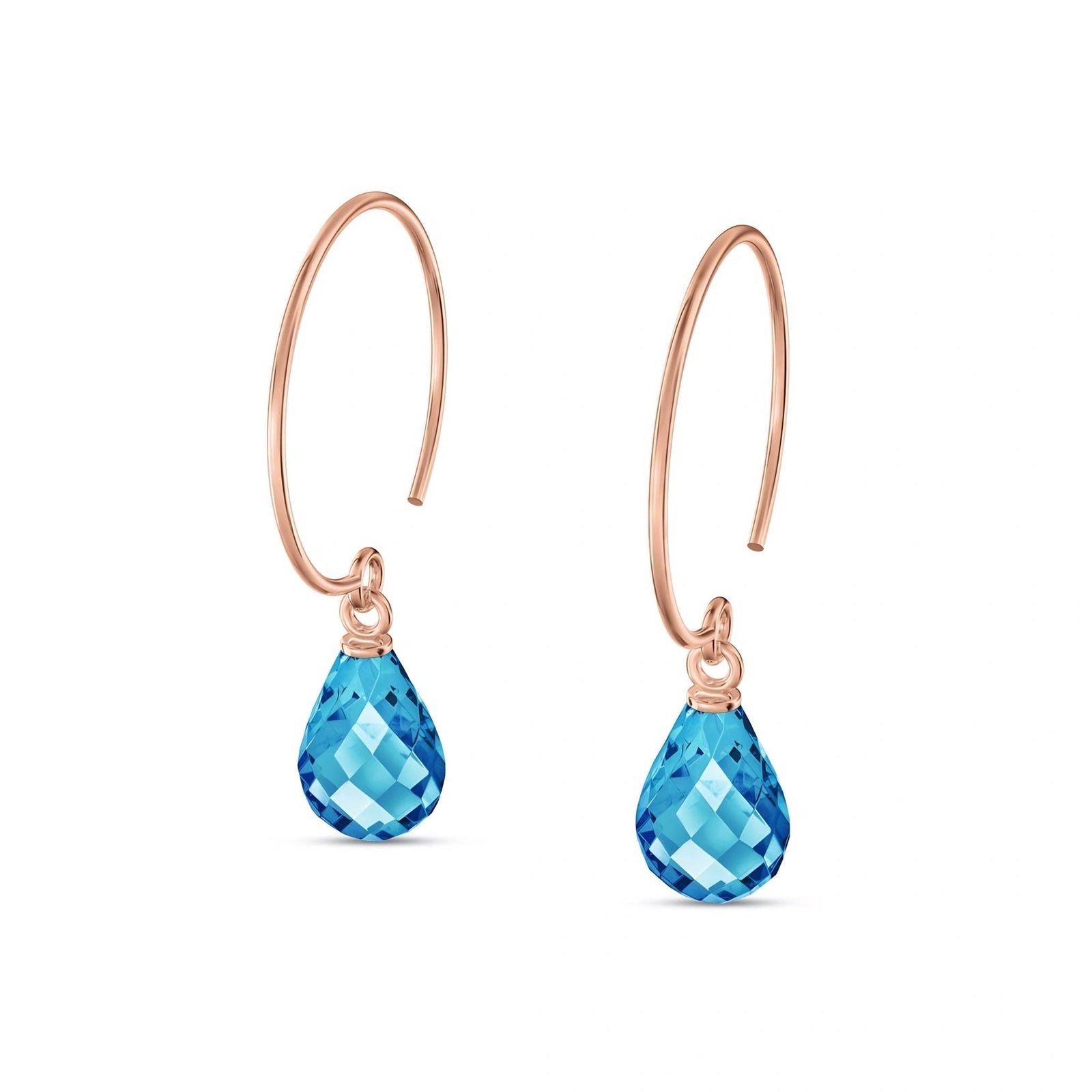 Rose Gold Blue Topaz — Mariaagata