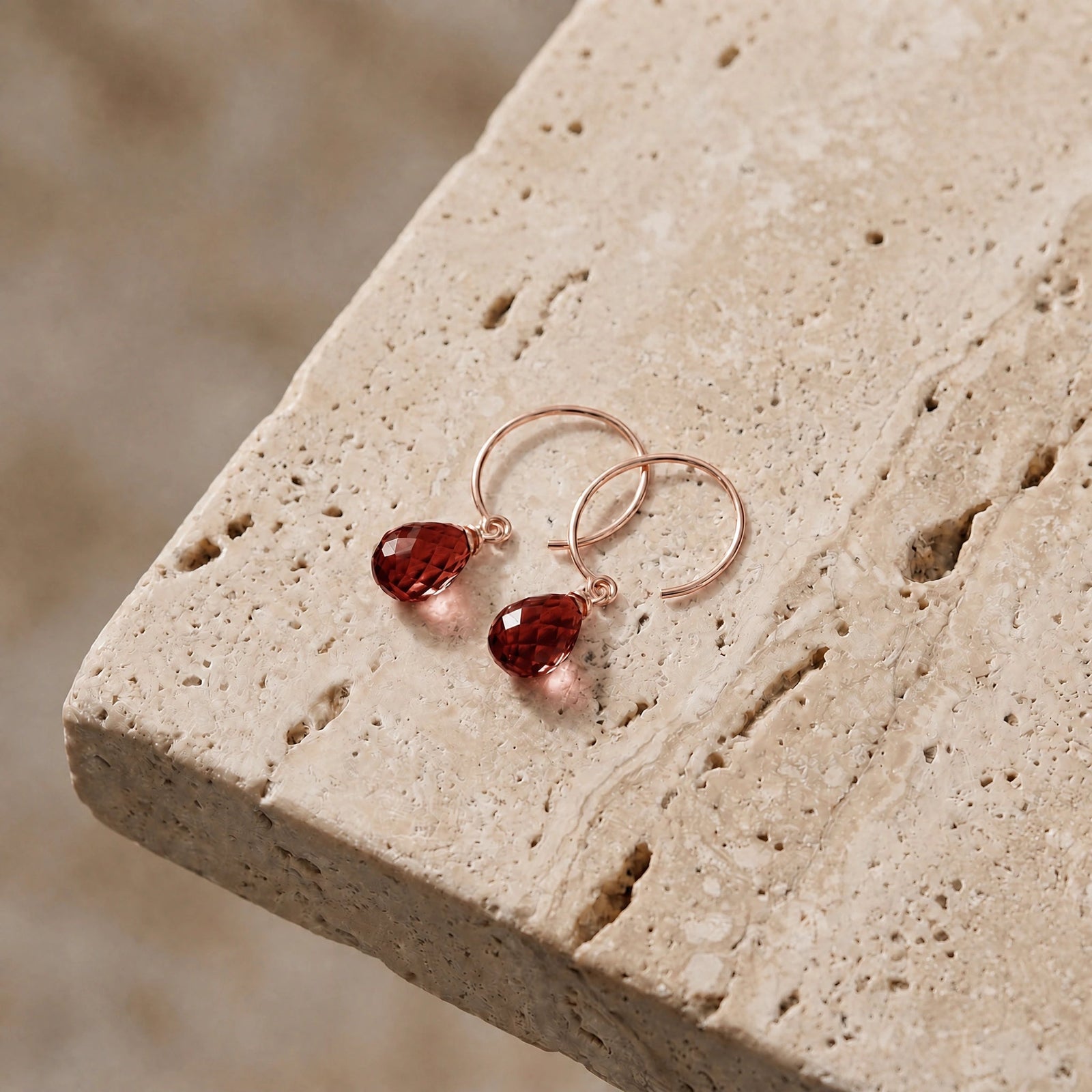 Rose Gold Garnet — Mariaagata