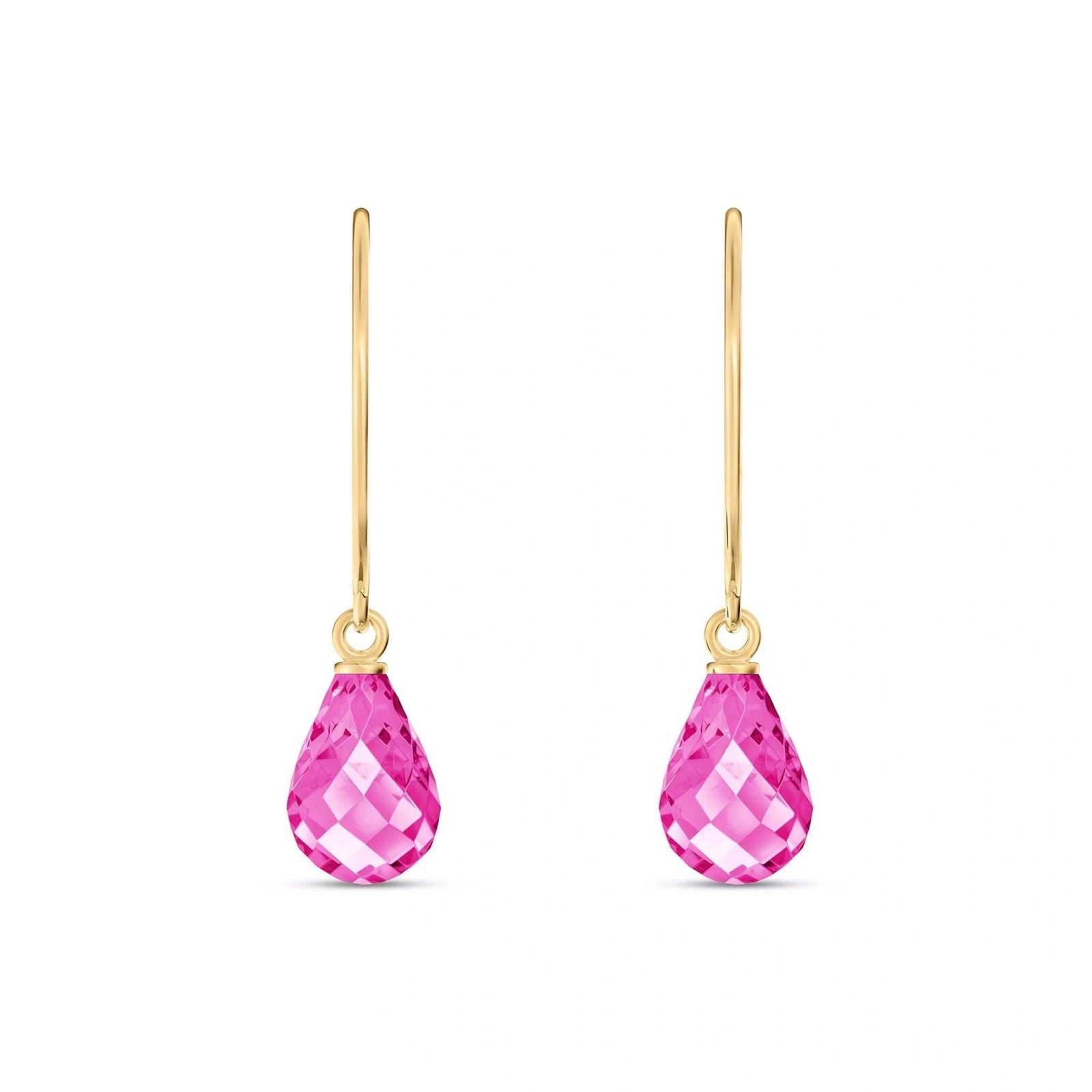 Yellow Gold Pink Topaz — Mariaagata