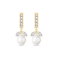 Yellow Gold Eternal Earrings Multi-Gemstone 10K — Gisella