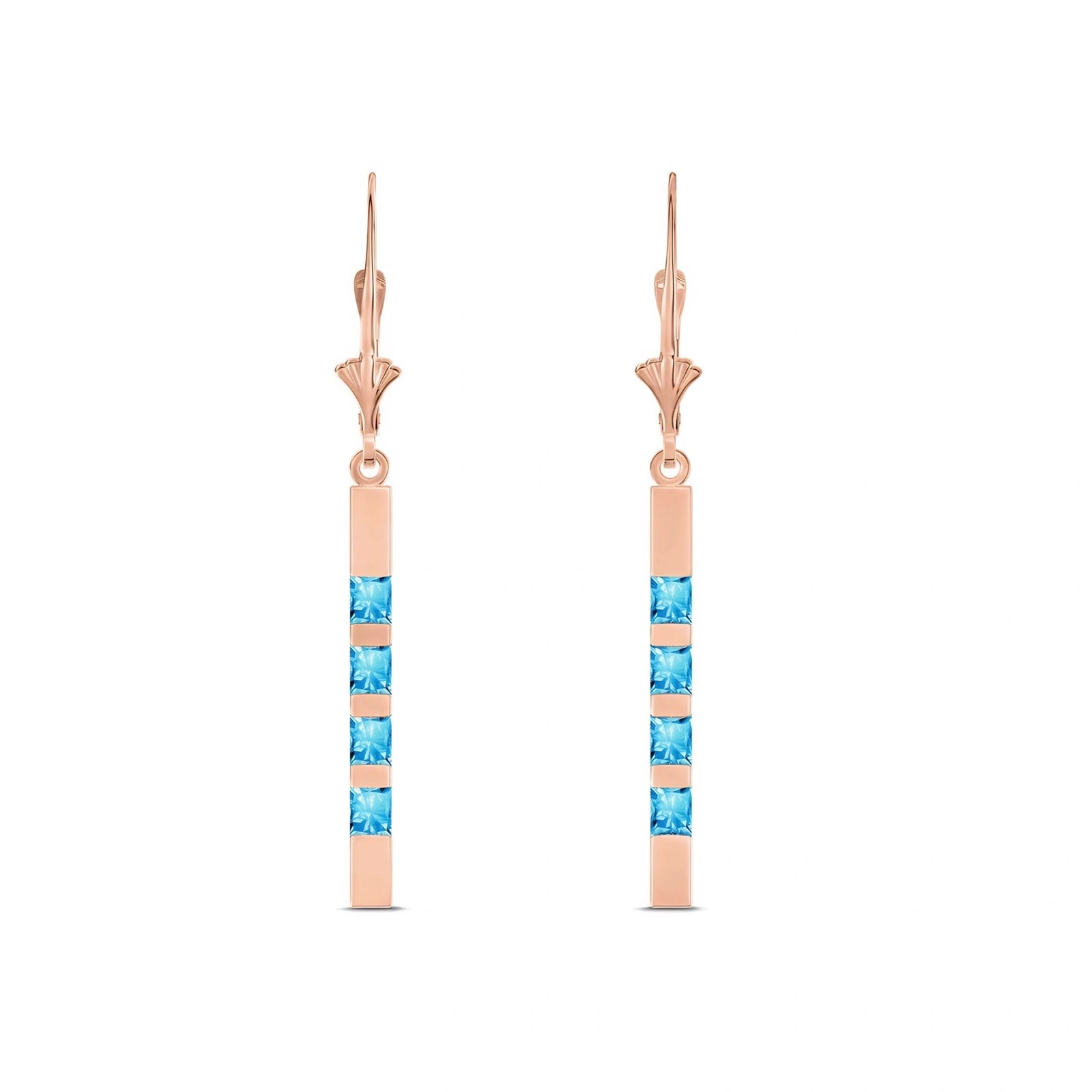 Rose Gold Blue Topaz — Simonelle