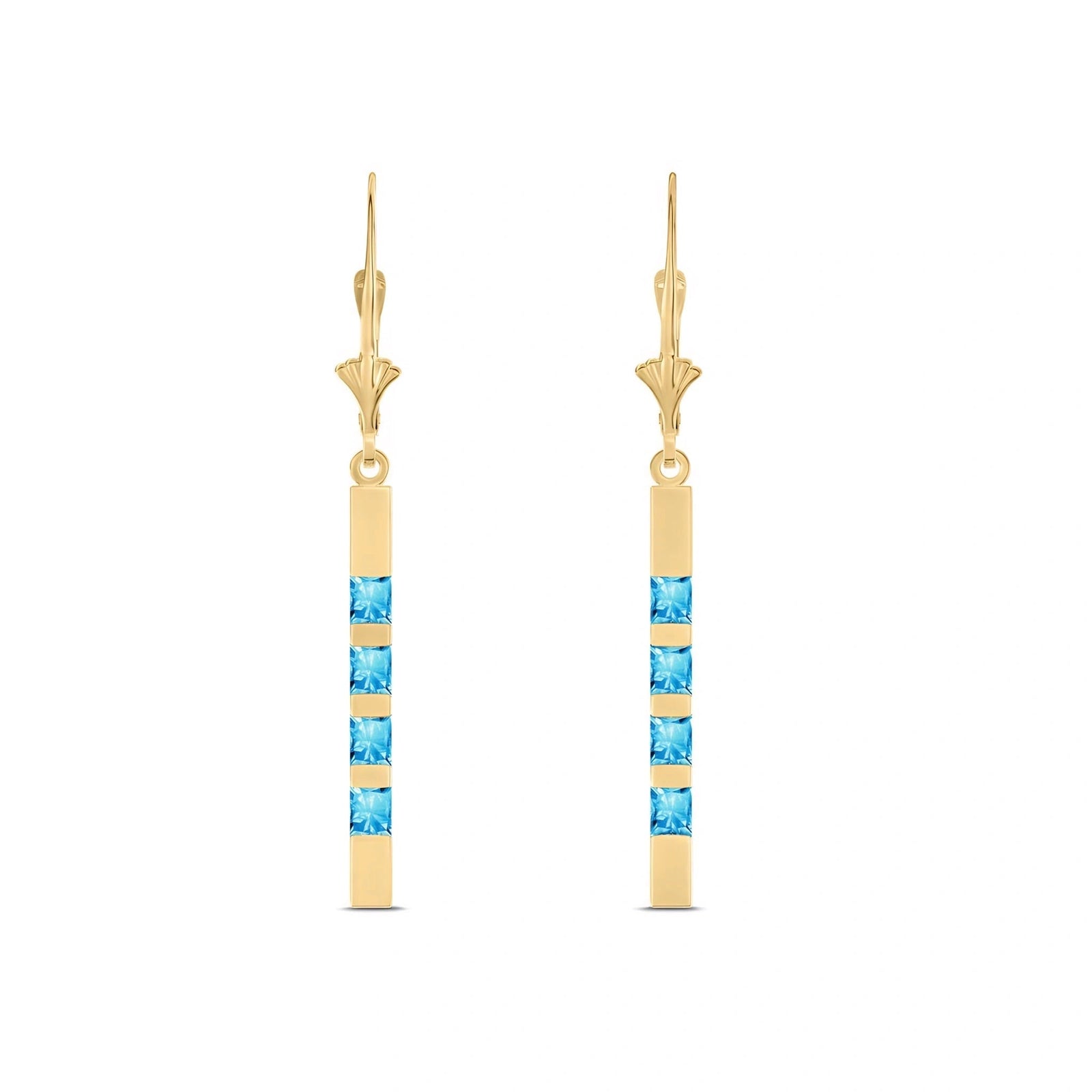 Yellow Gold Blue Topaz — Simonelle