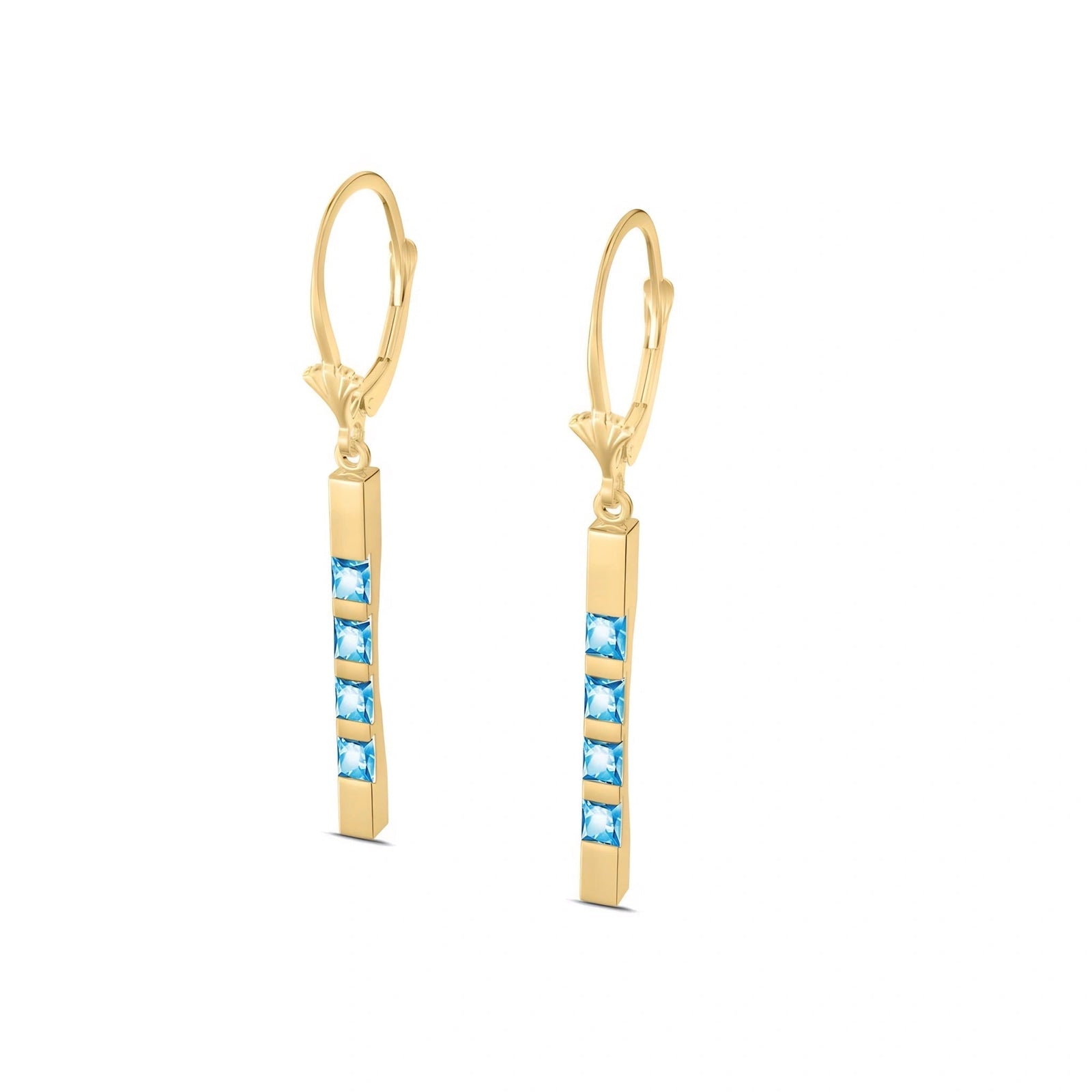 Yellow Gold Blue Topaz — Simonelle