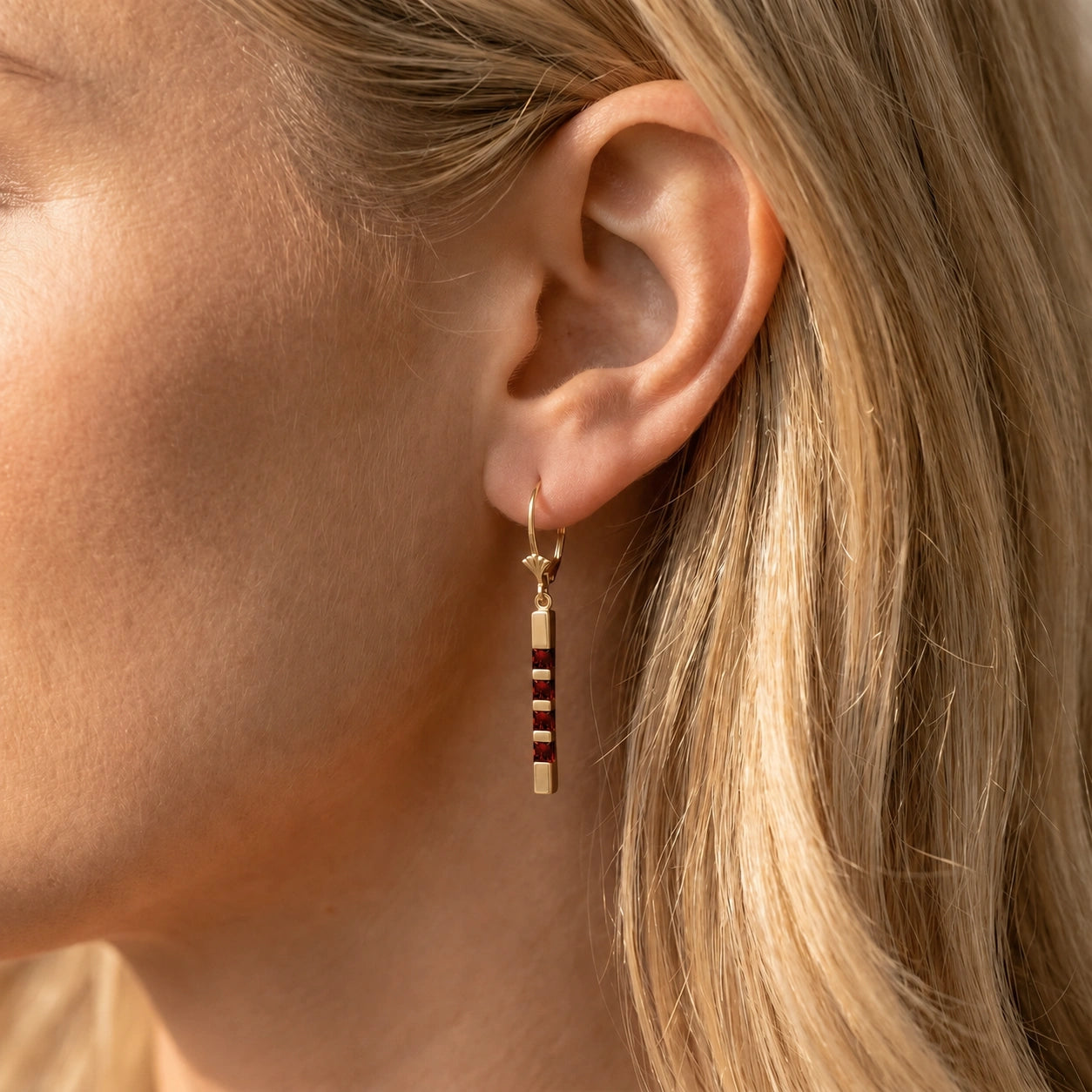 Yellow Gold Garnet — Simonelle