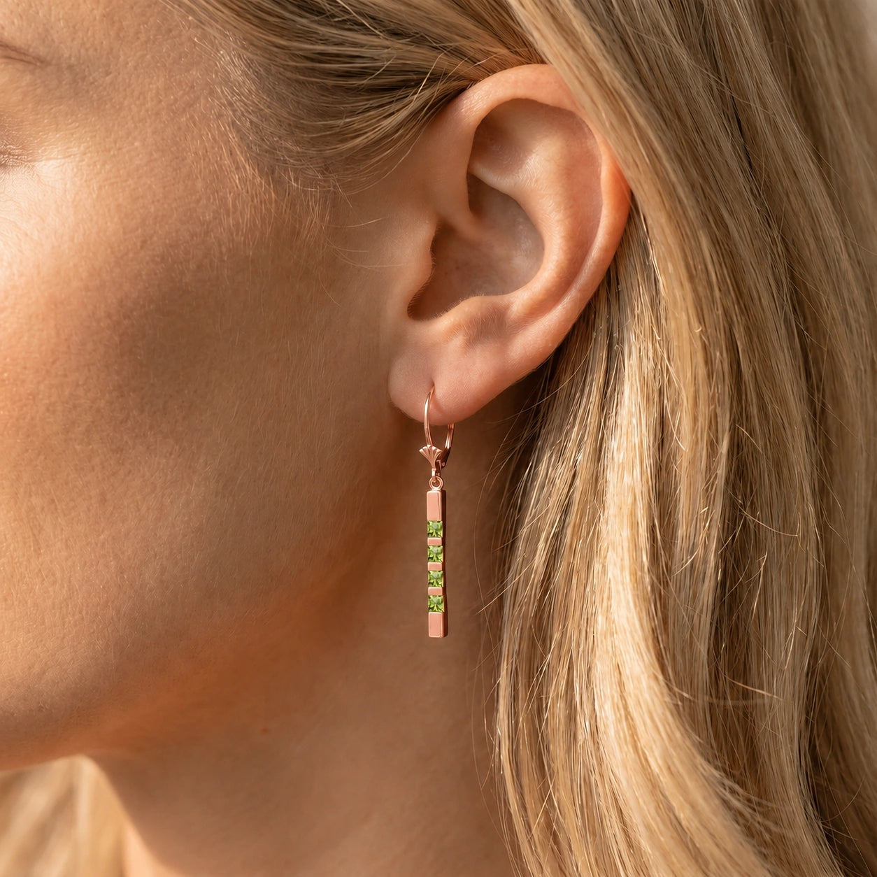 Rose Gold Peridot — Simonelle
