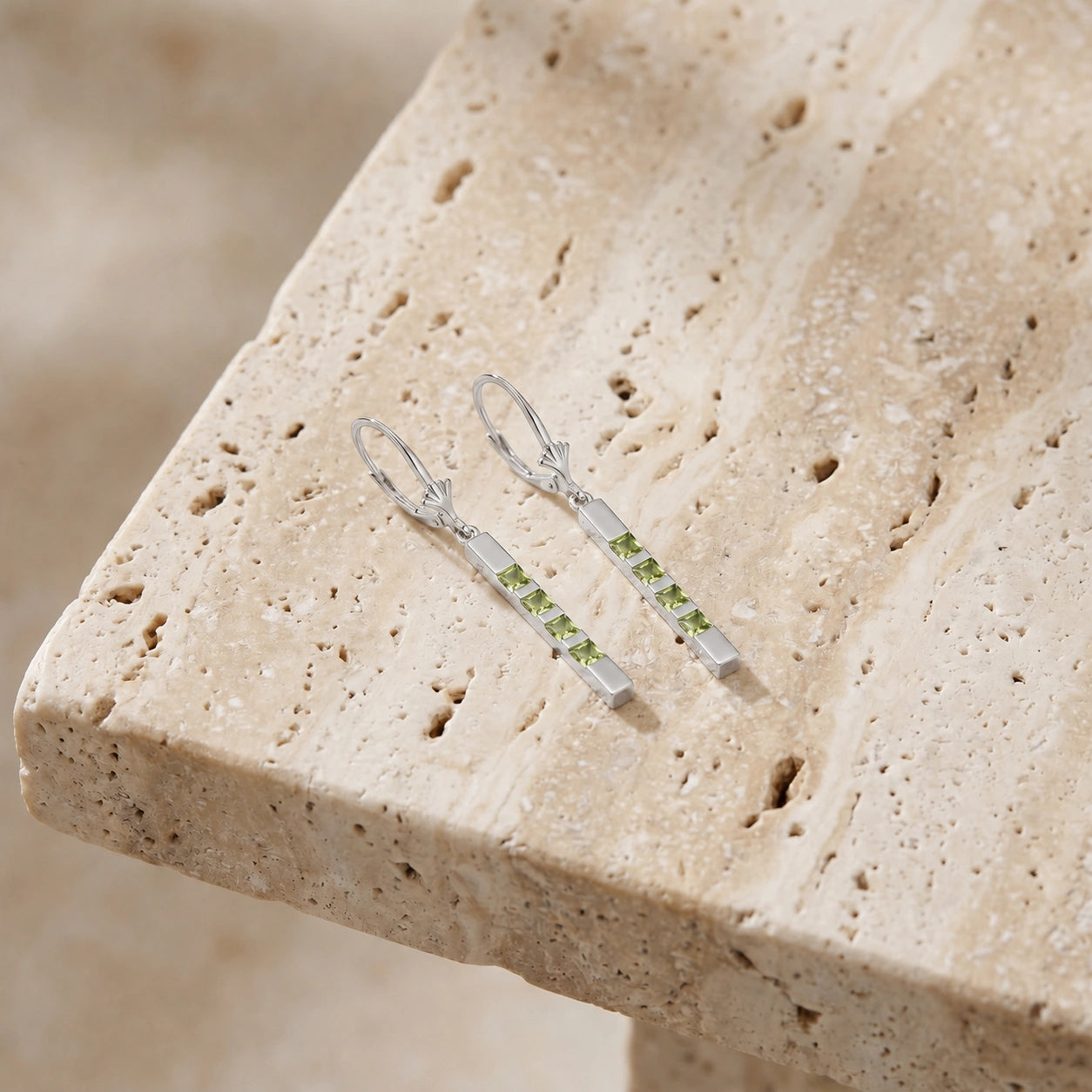 White Gold Peridot — Simonelle
