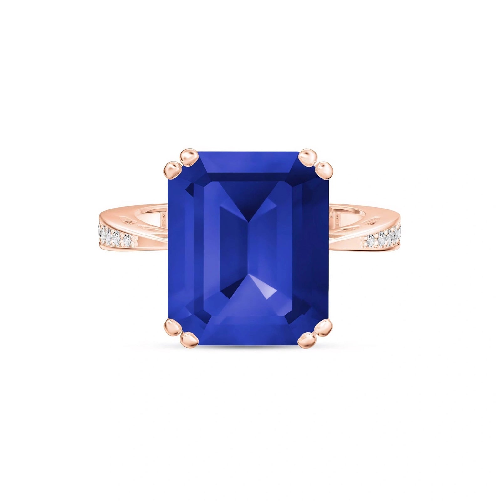 Rose Gold Sapphire & Diamond — Simonetta