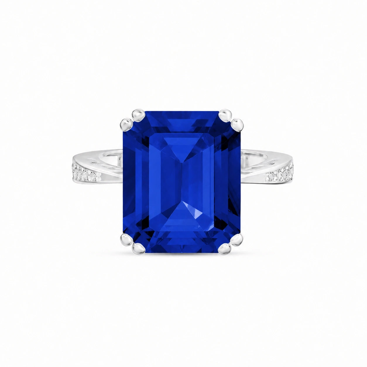 White Gold Sapphire & Diamond — Simonetta