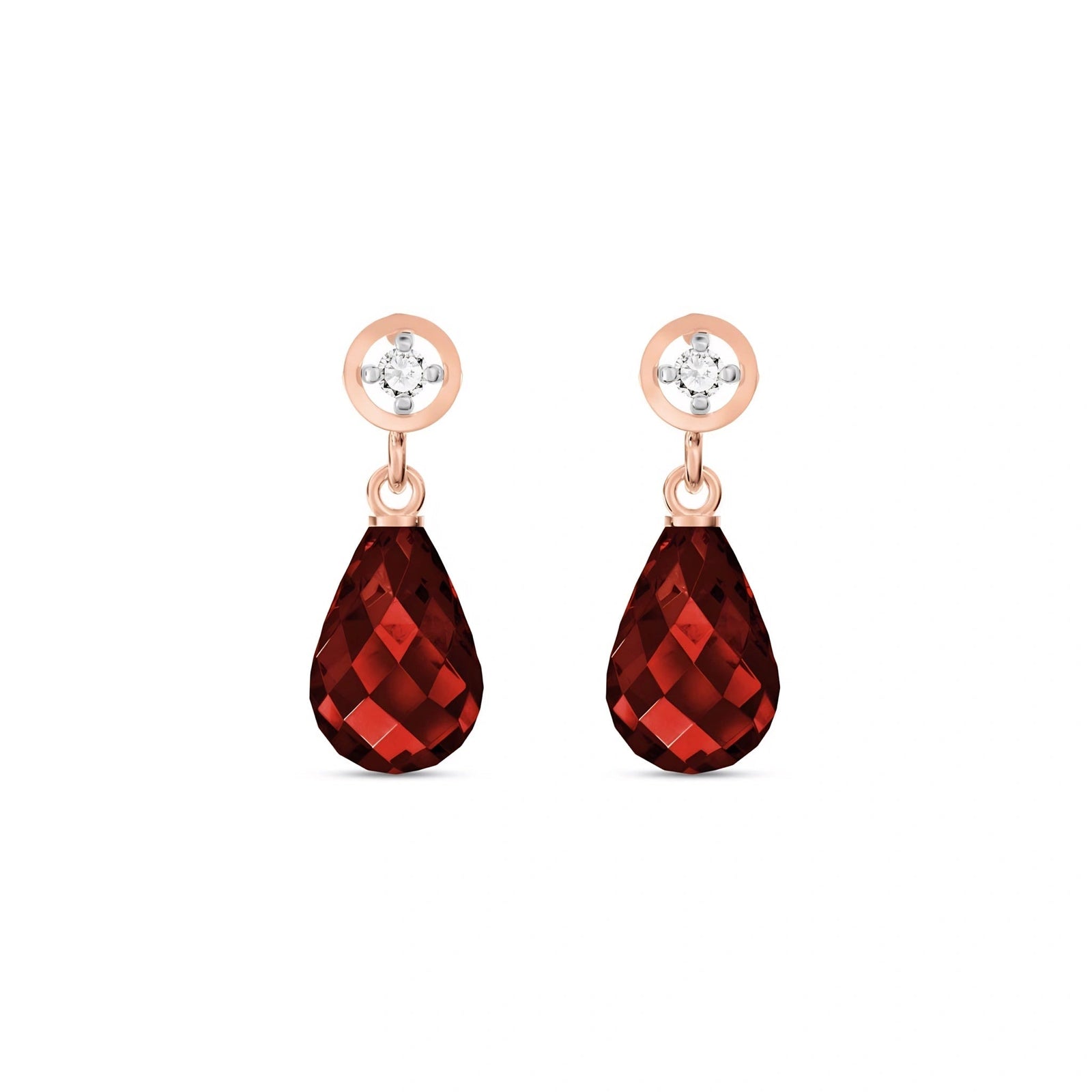 Rose Gold Diamond & Garnet — Mariaaugusta