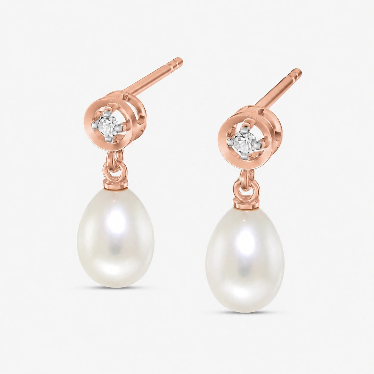 Rose Gold Pearl & Diamond — Mariaaugusta