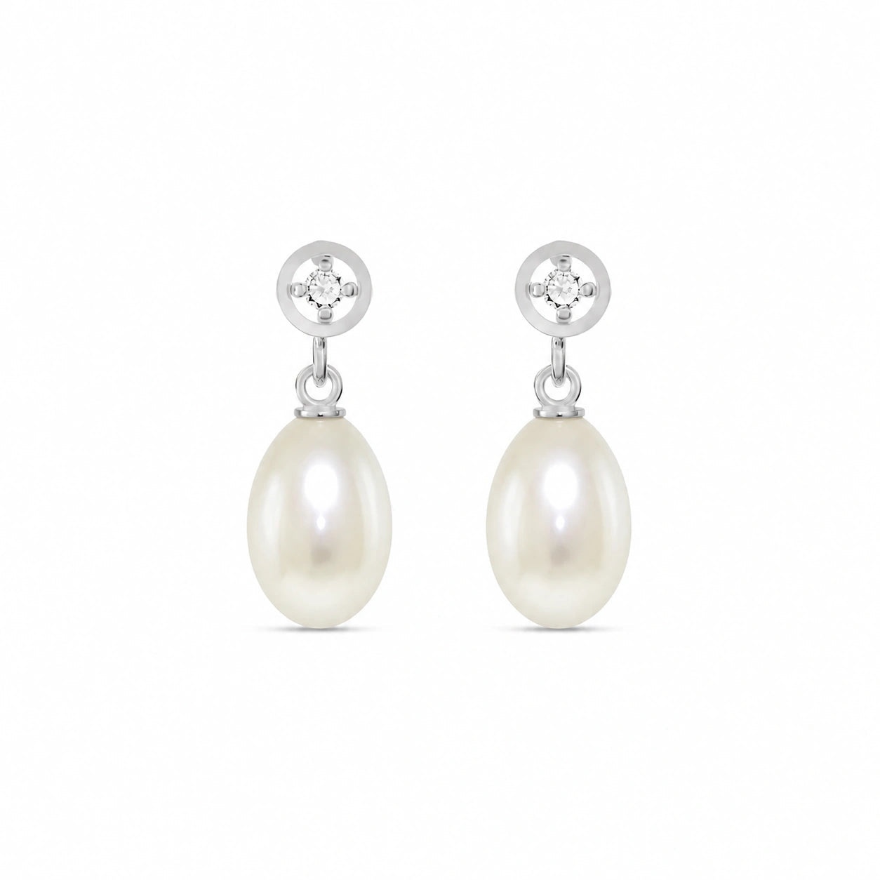 White Gold Pearl & Diamond — Mariaaugusta