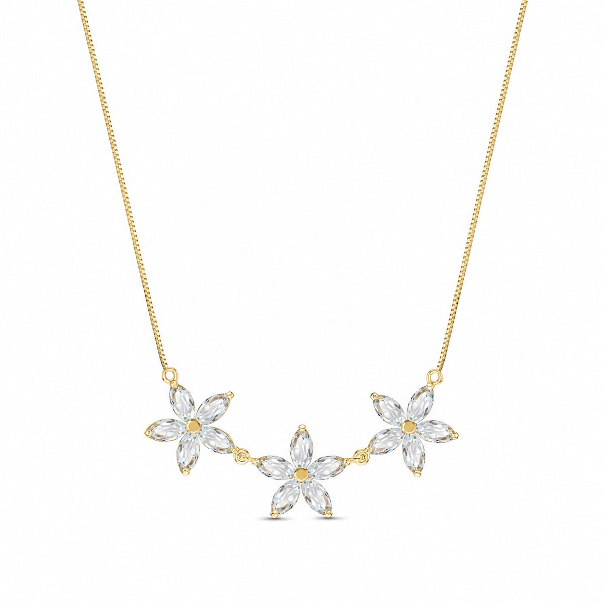 Yellow Gold Classic Necklace Amethyst 10K — Fiorella