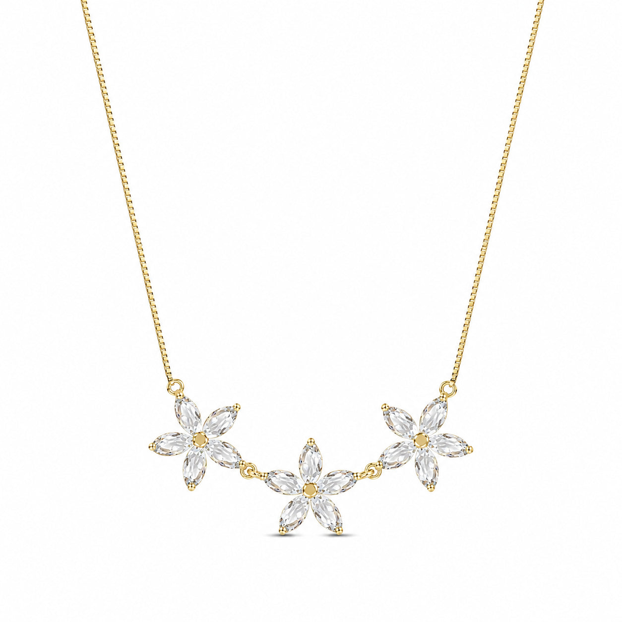 Yellow Gold Classic Necklace Amethyst 10K — Fiorella