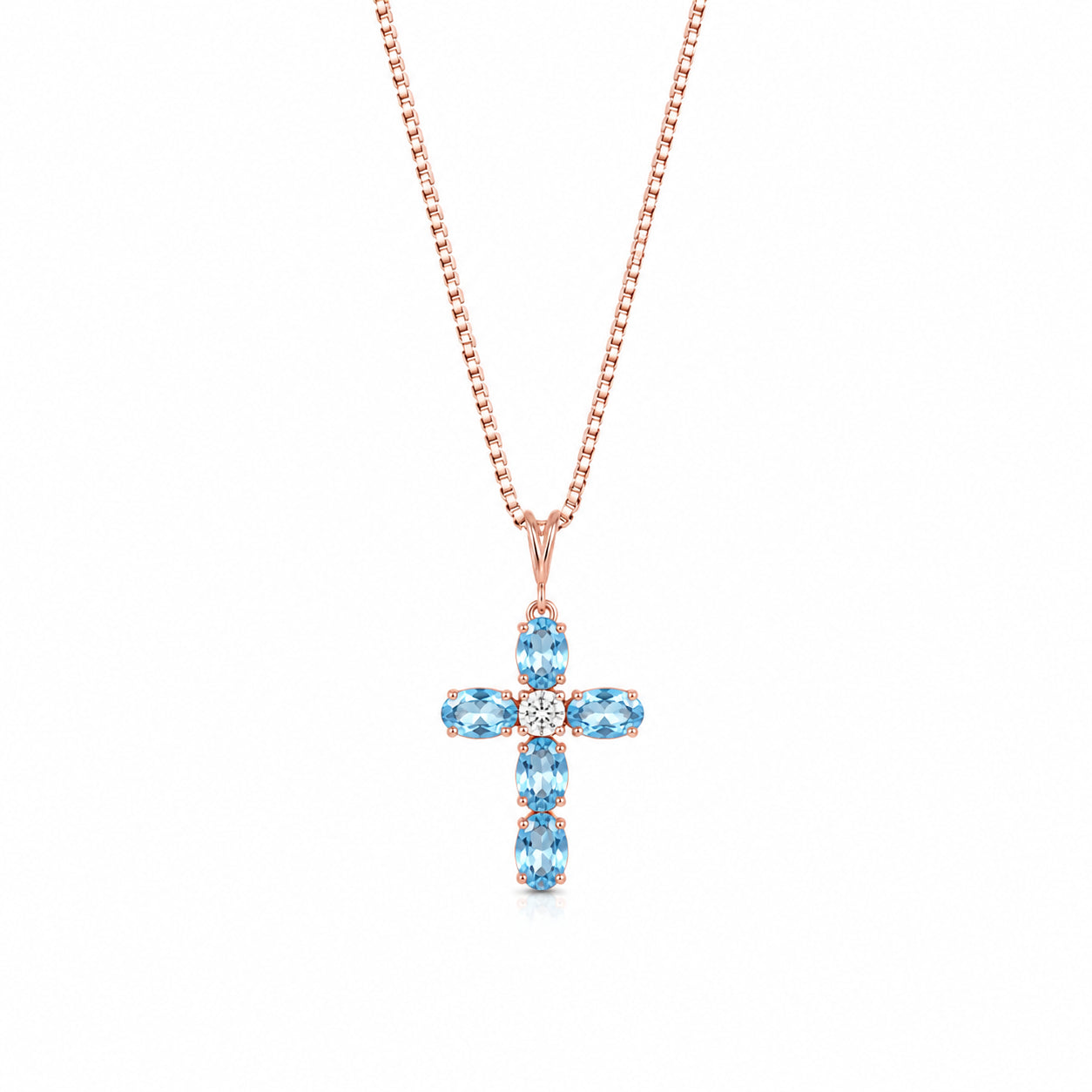 Rose Gold Grace Necklace Peridot 10K — Nadia