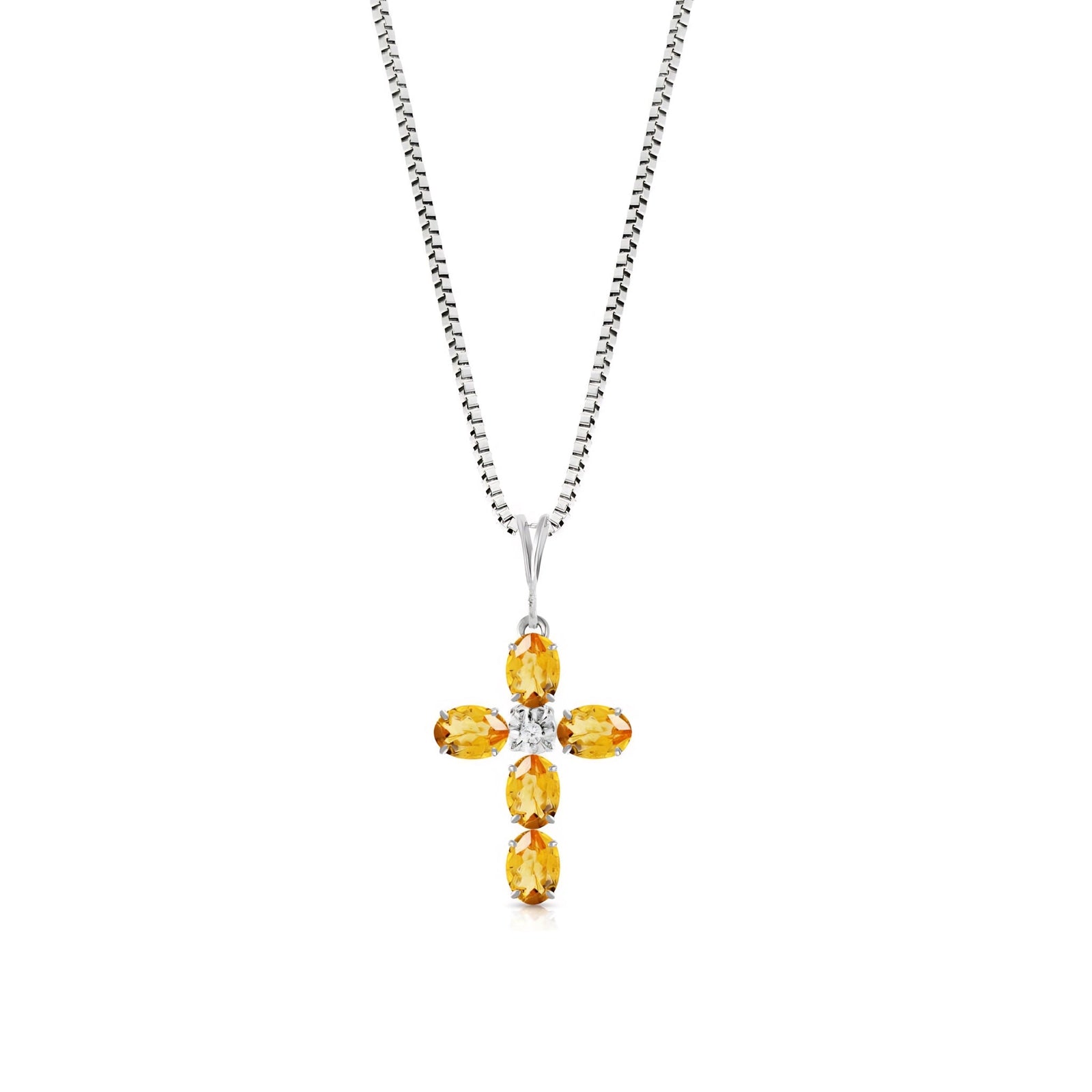 White Gold Grace Necklace Tanzanite 10K — Nadia