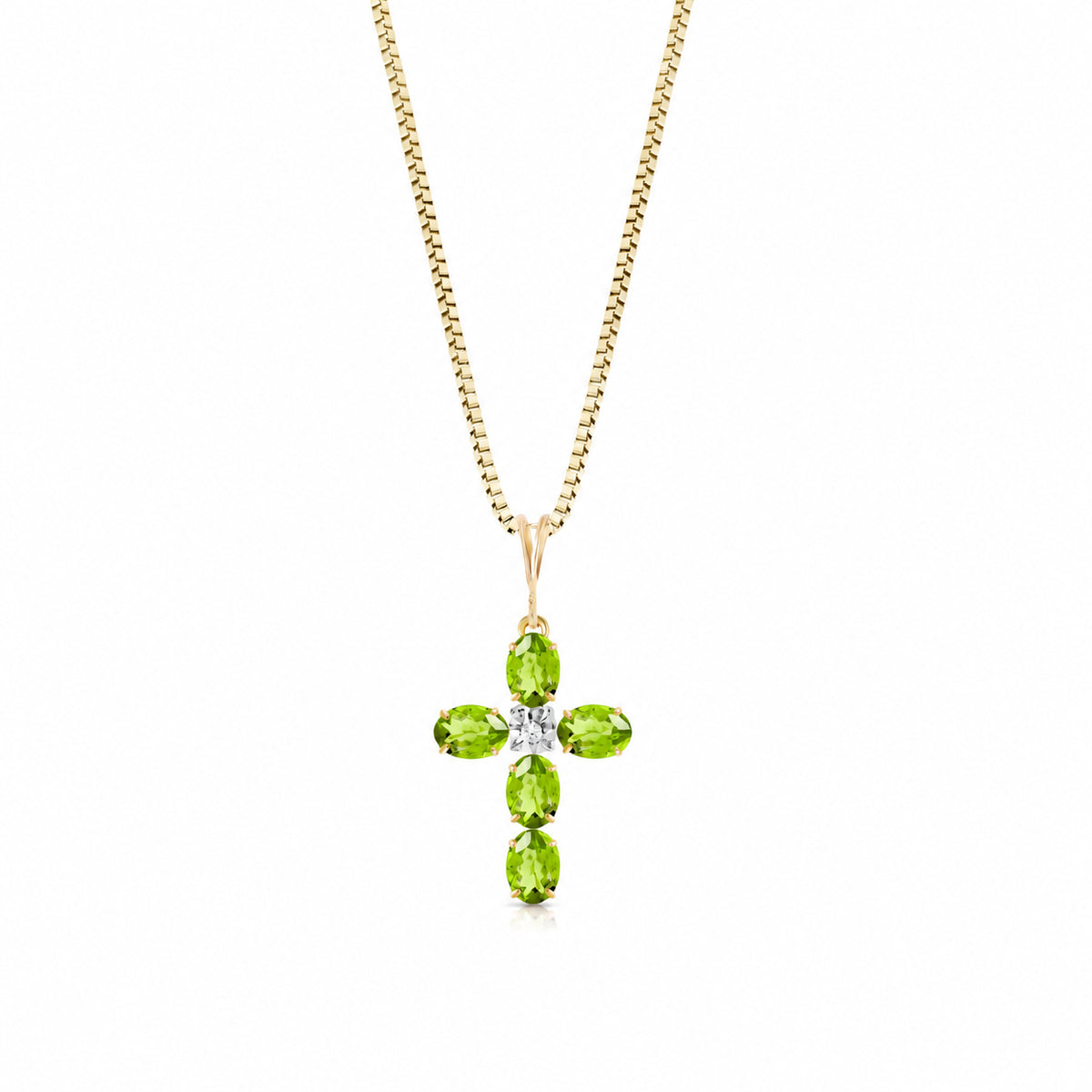Yellow Gold Grace Necklace Amethyst 10K — Nadia