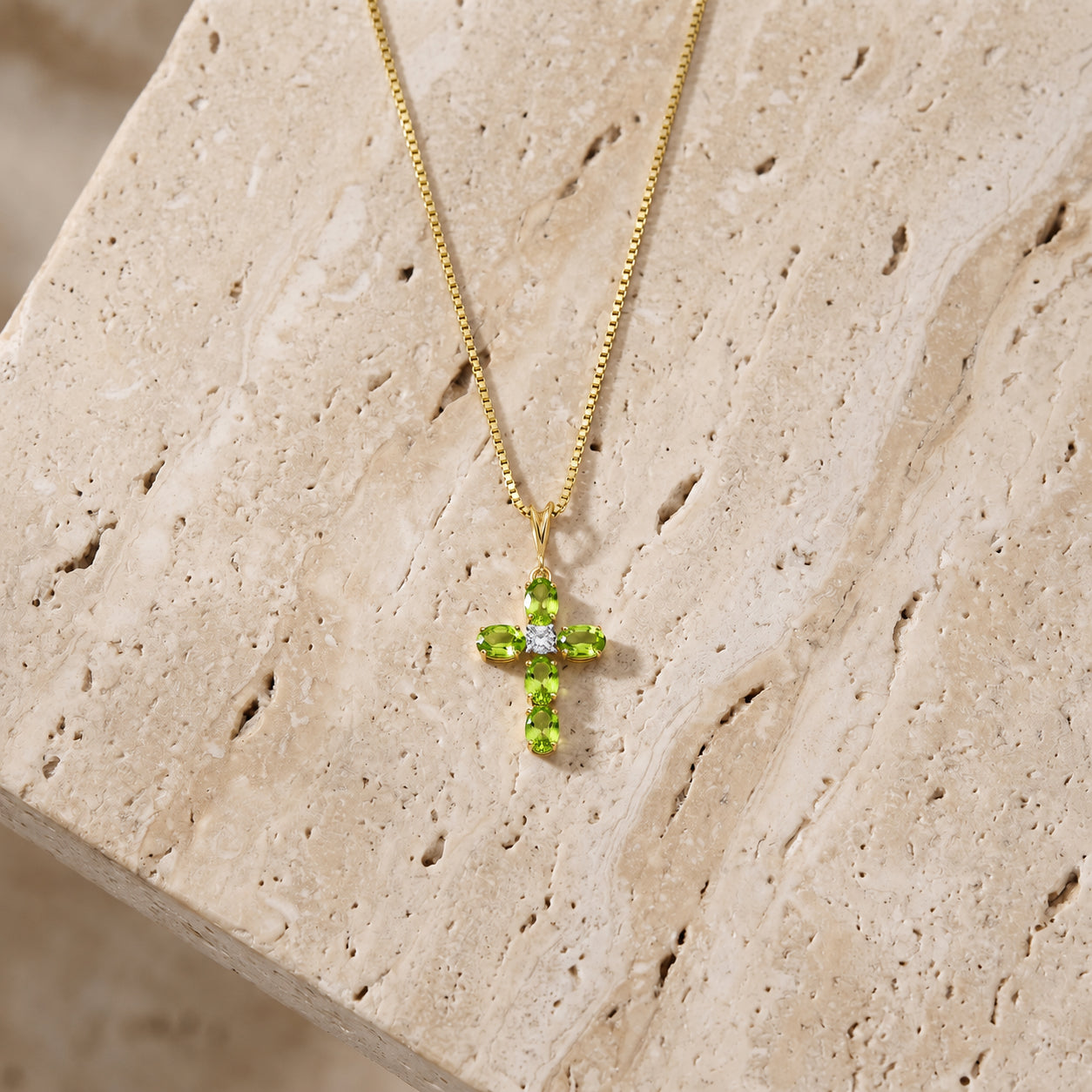 Yellow Gold Grace Necklace Amethyst 10K — Nadia
