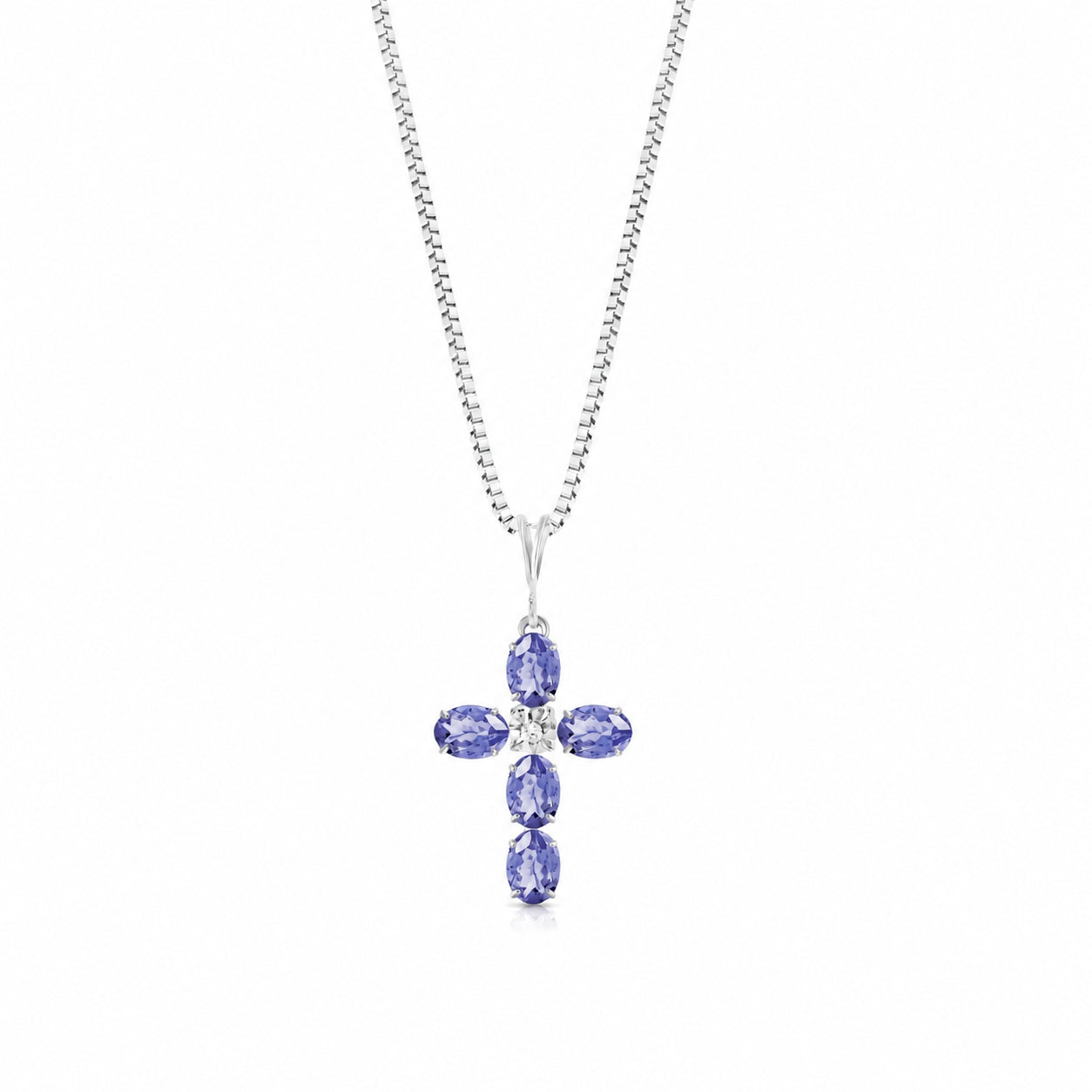 White Gold Grace Necklace Citrine 10K — Nadia